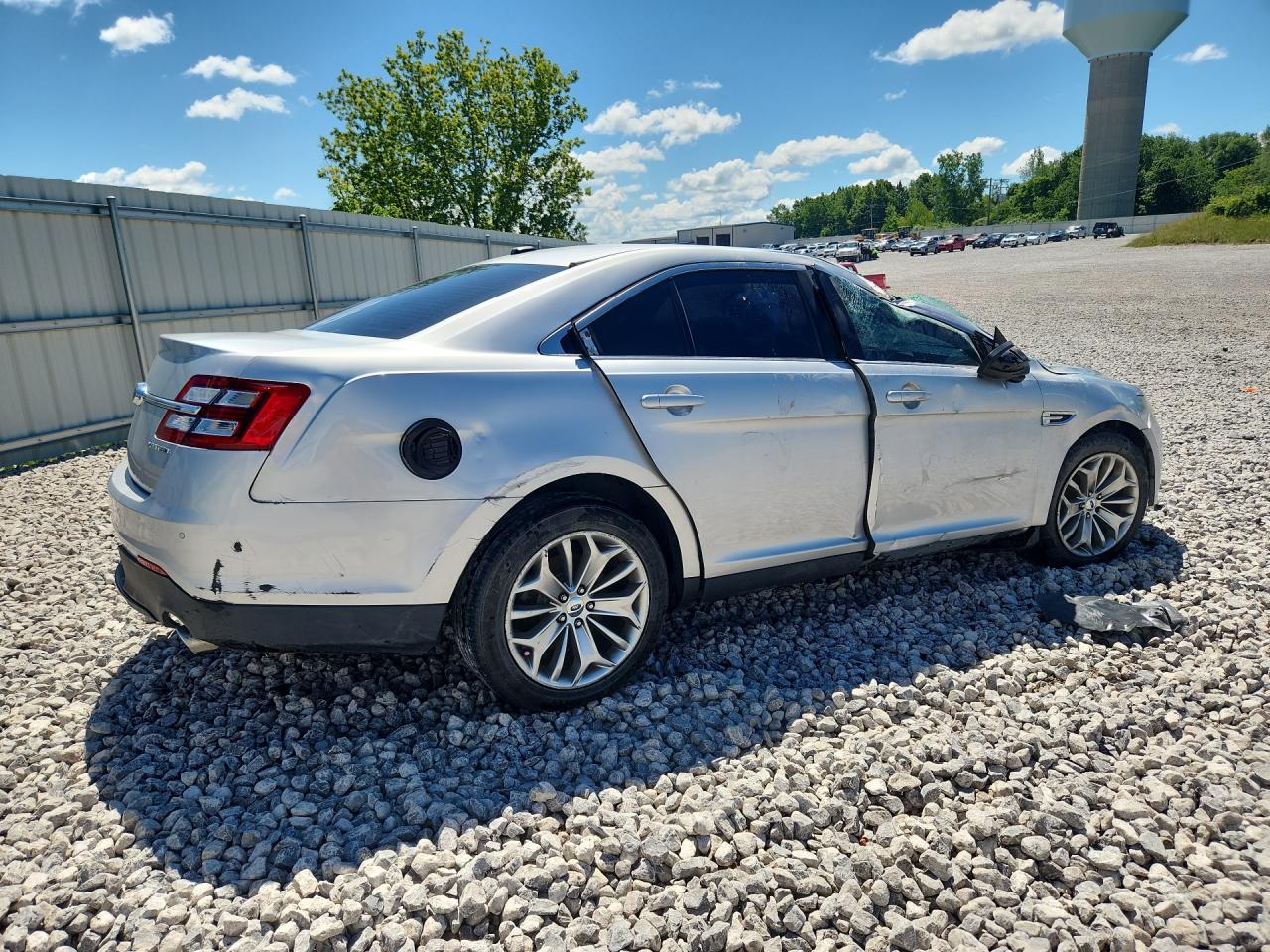 2013 Ford Taurus Silver vin: 1FAHP2F80DG200645 Damage: Right Qtr Panel, Multiple Scratches Heavy, 4