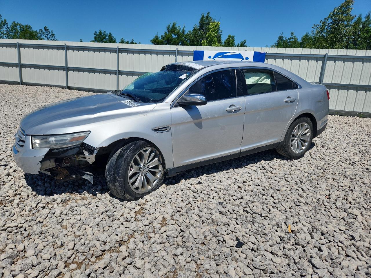 2013 Ford Taurus Silver vin: 1FAHP2F80DG200645 Damage: Left Front Fender, Multiple Scratches Heavy, 3