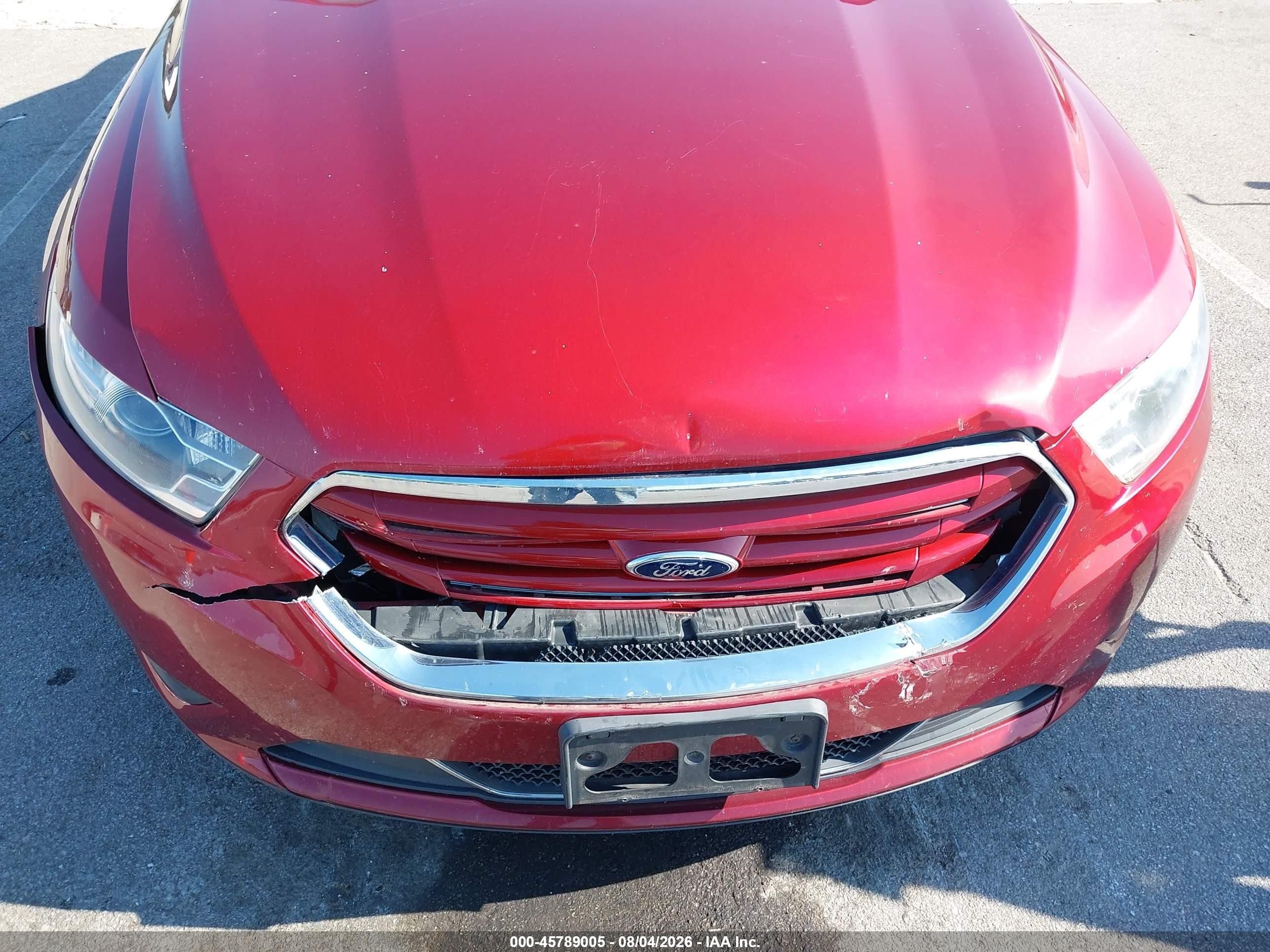 2013 Ford Taurus Limited Red vin: 1FAHP2F80DG218367