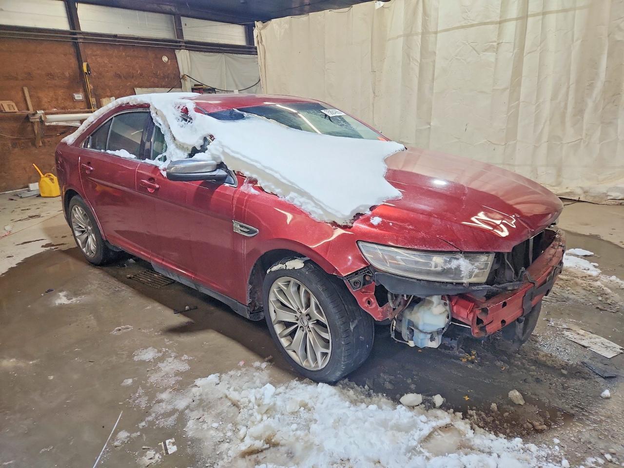 2014 Ford Taurus Limited Maroon vin: 1FAHP2F80EG117881