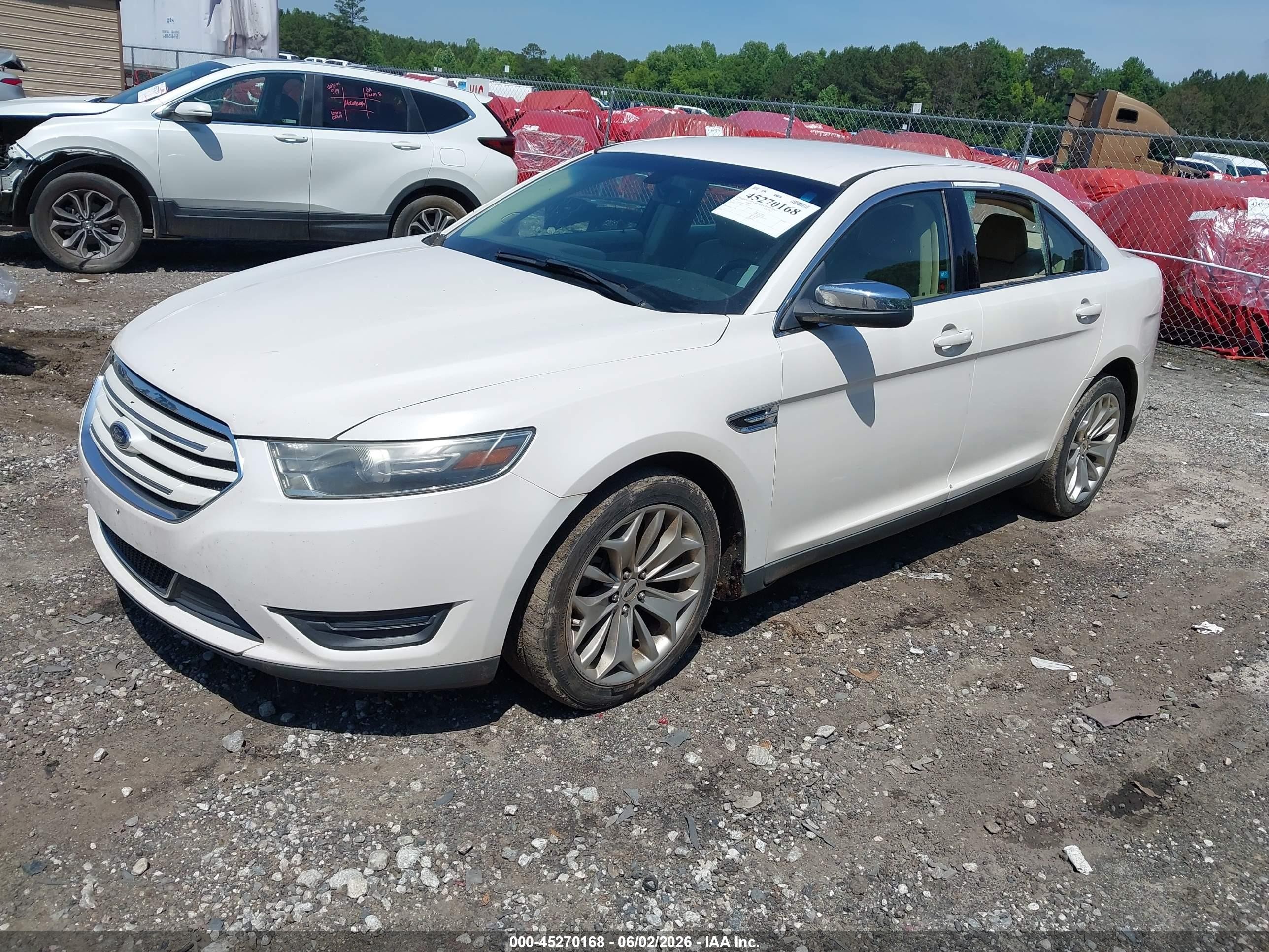 2015 Ford Taurus Limited Белый vin: 1FAHP2F80FG144399