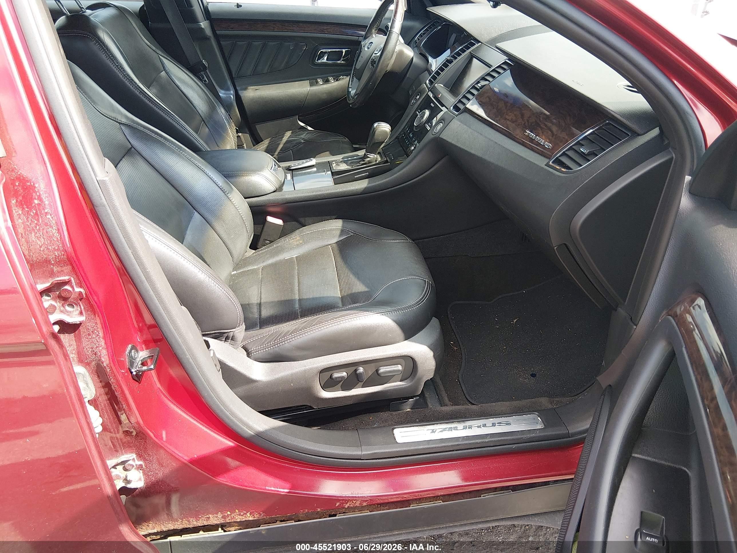 2013 Ford Taurus Limited Black vin: 1FAHP2F81DG102210