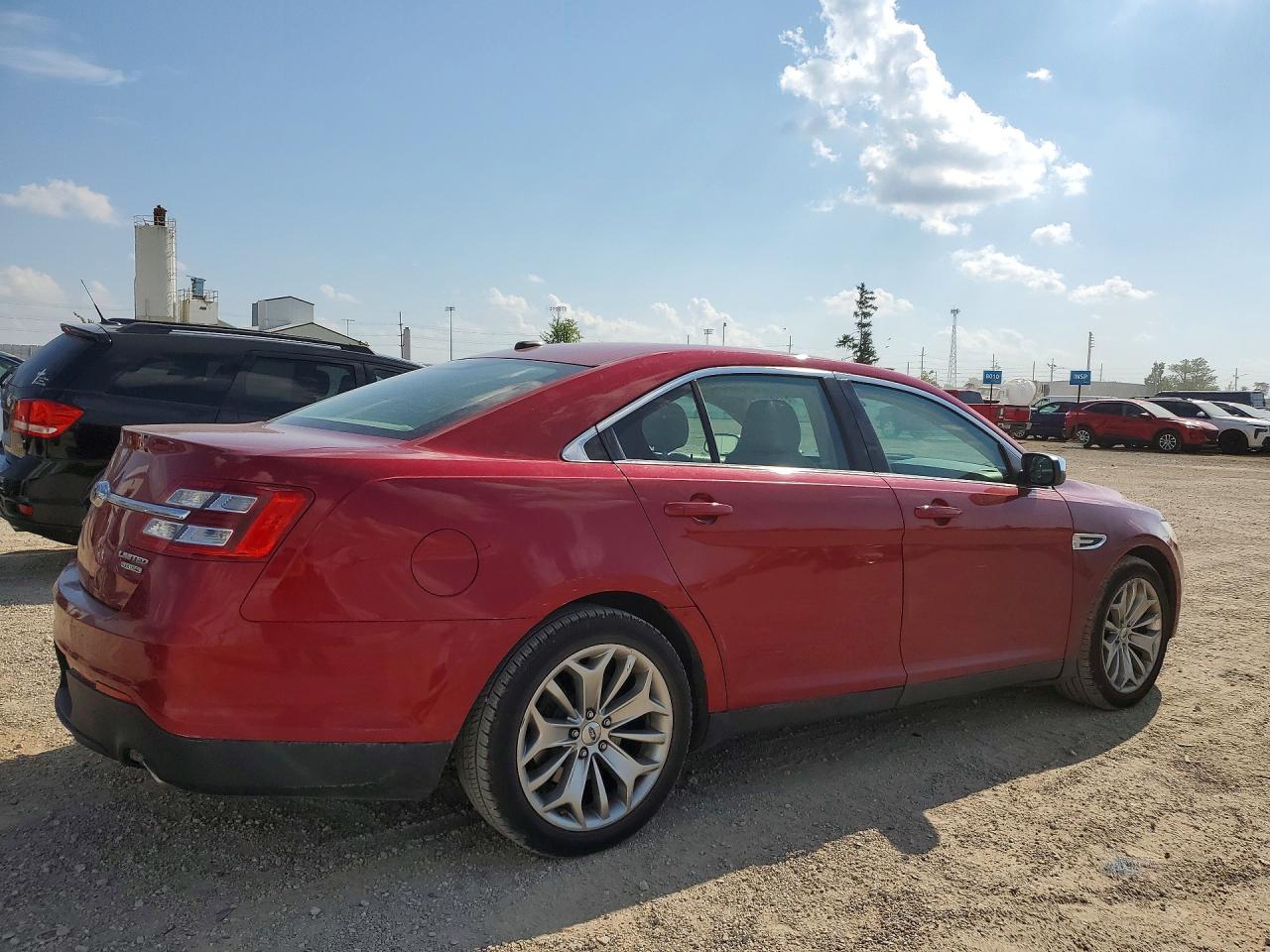 2013 Ford Taurus Limited Red vin: 1FAHP2F81DG131254