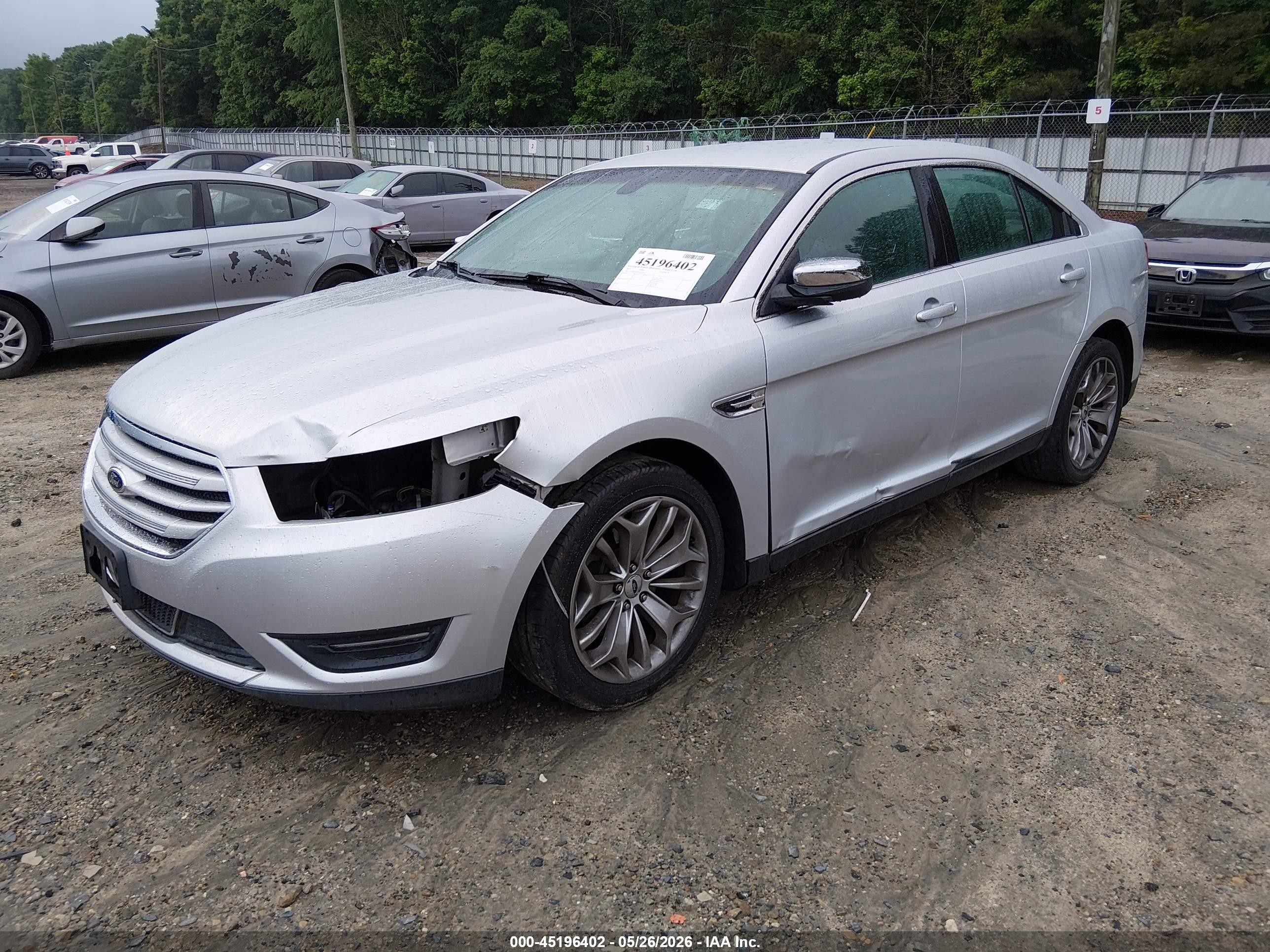 2013 Ford Taurus Limited Silver vin: 1FAHP2F81DG136664