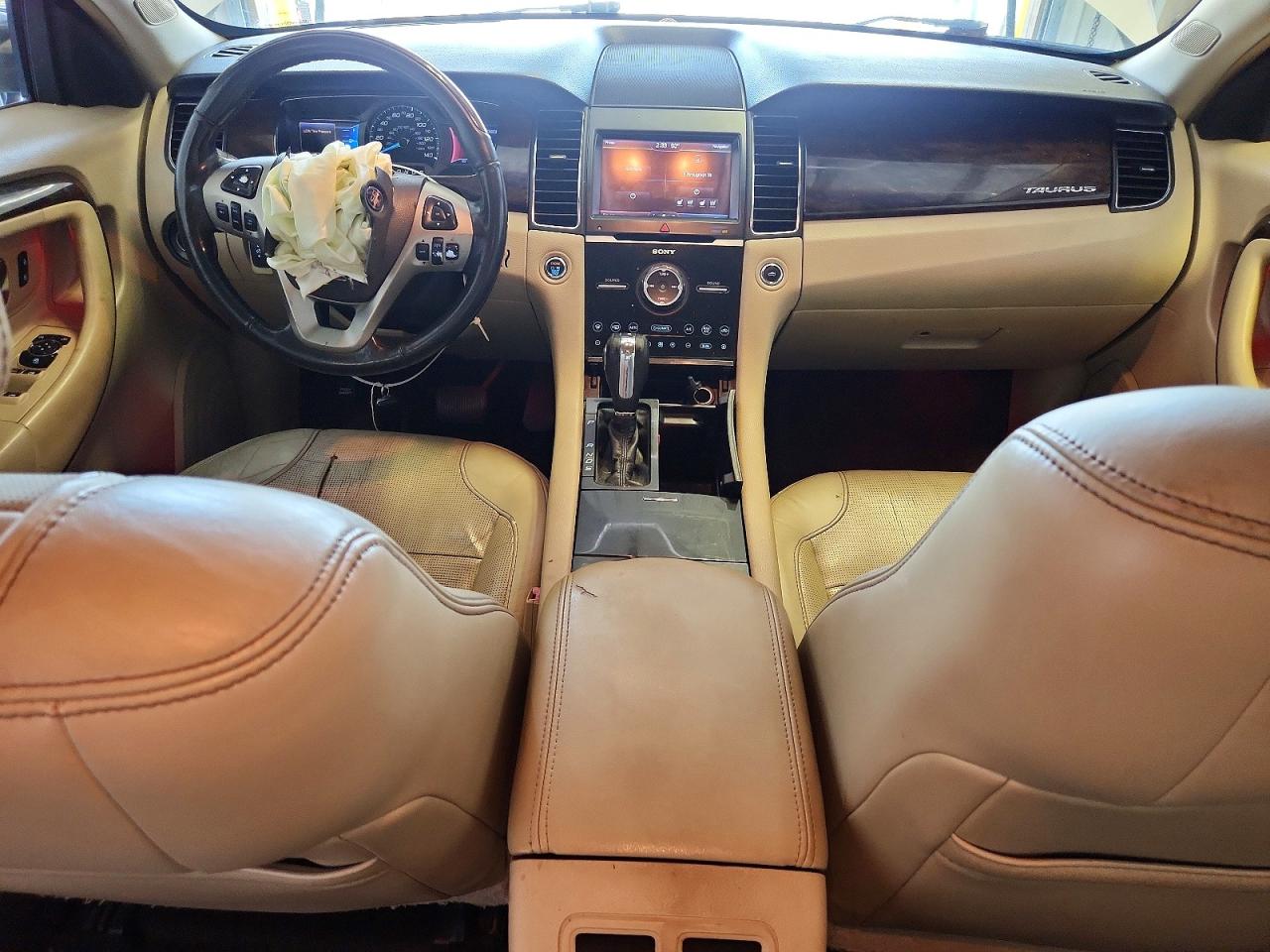 2013 Ford Taurus Limited White vin: 1FAHP2F81DG165856