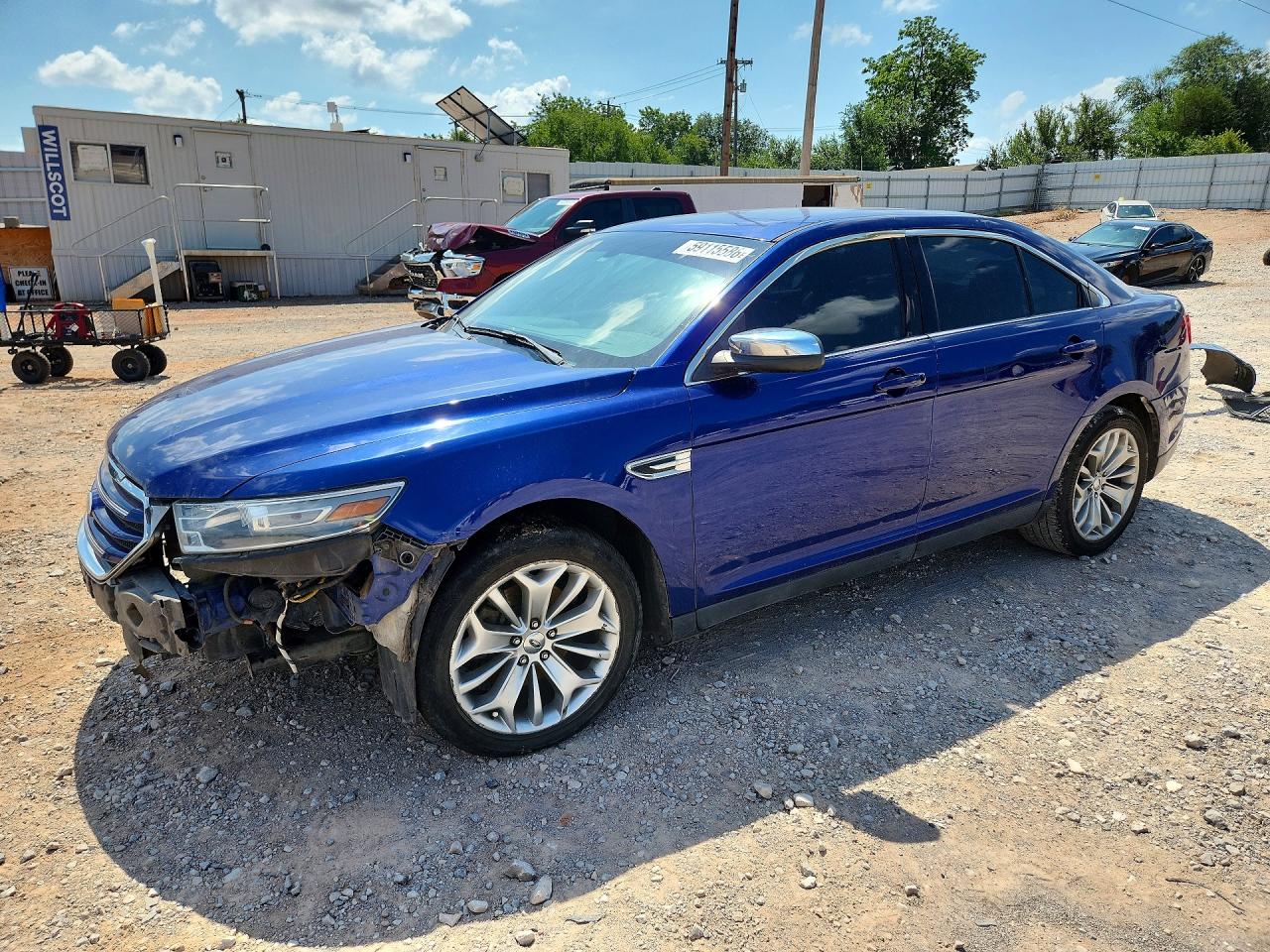2013 Ford Taurus Limited Blue vin: 1FAHP2F81DG226185