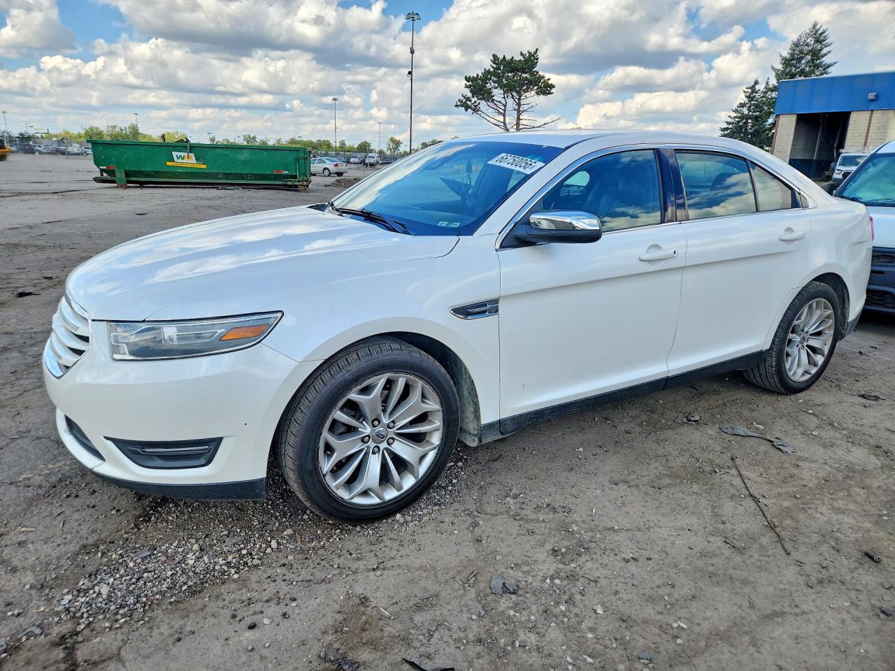 2014 Ford Taurus Limited White vin: 1FAHP2F81EG121339