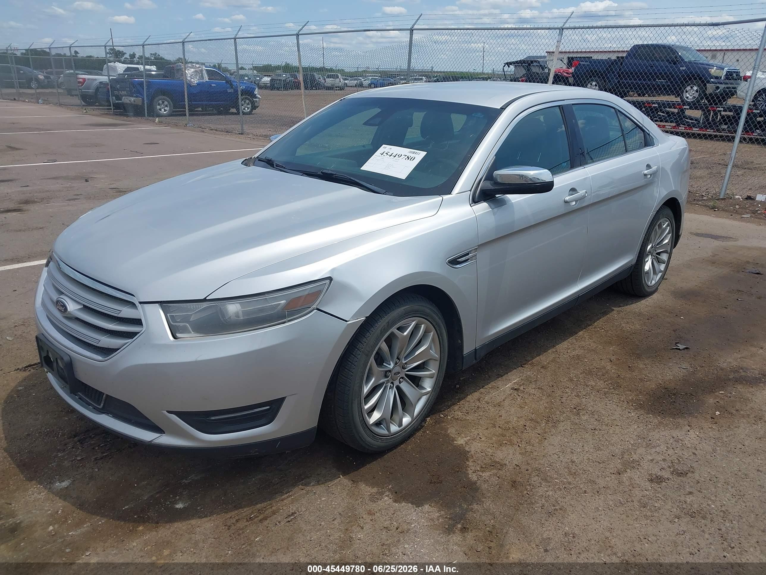 2014 Ford Taurus Limited Silver vin: 1FAHP2F81EG137928