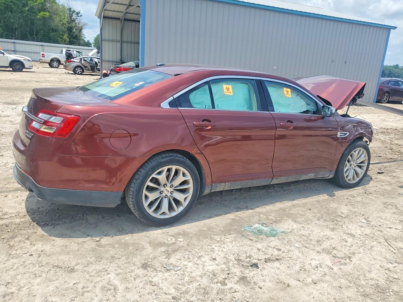 2015 Ford Taurus Limited Burgundy vin: 1FAHP2F81FG100993
