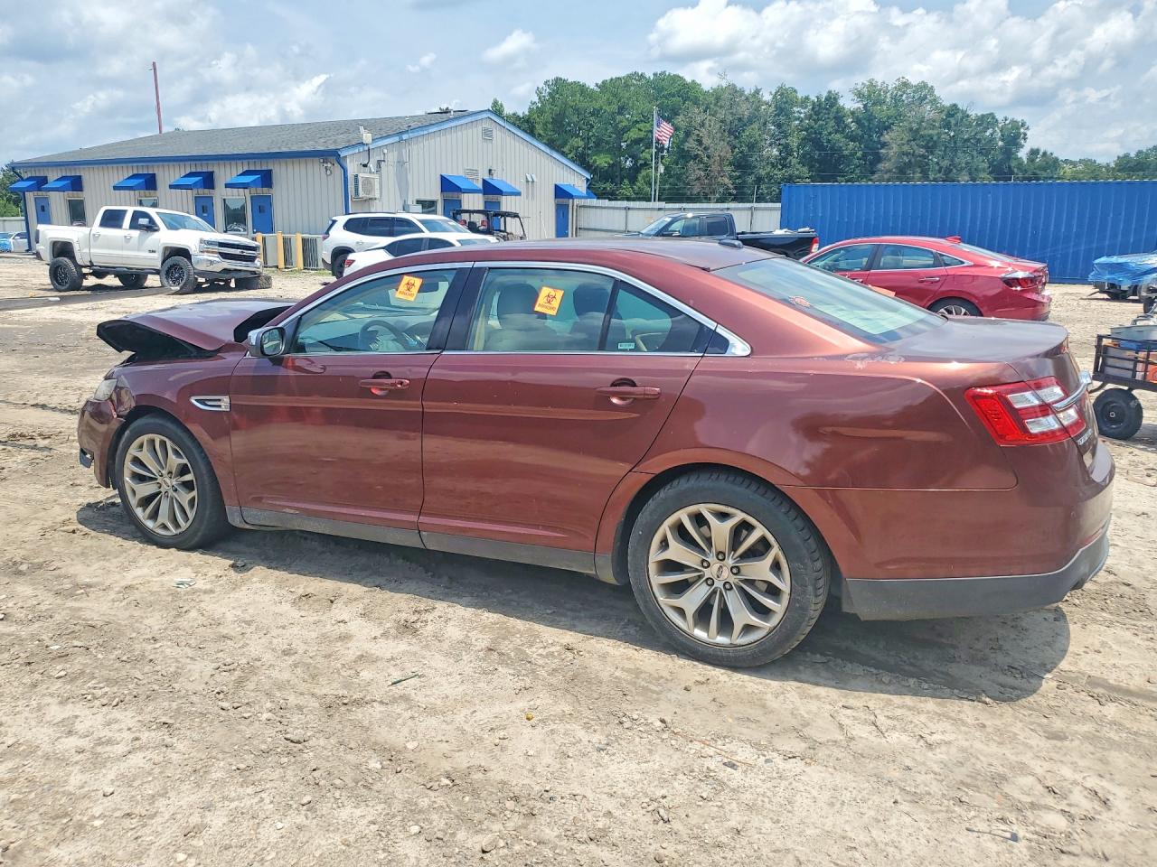 2015 Ford Taurus Limited Burgundy vin: 1FAHP2F81FG100993