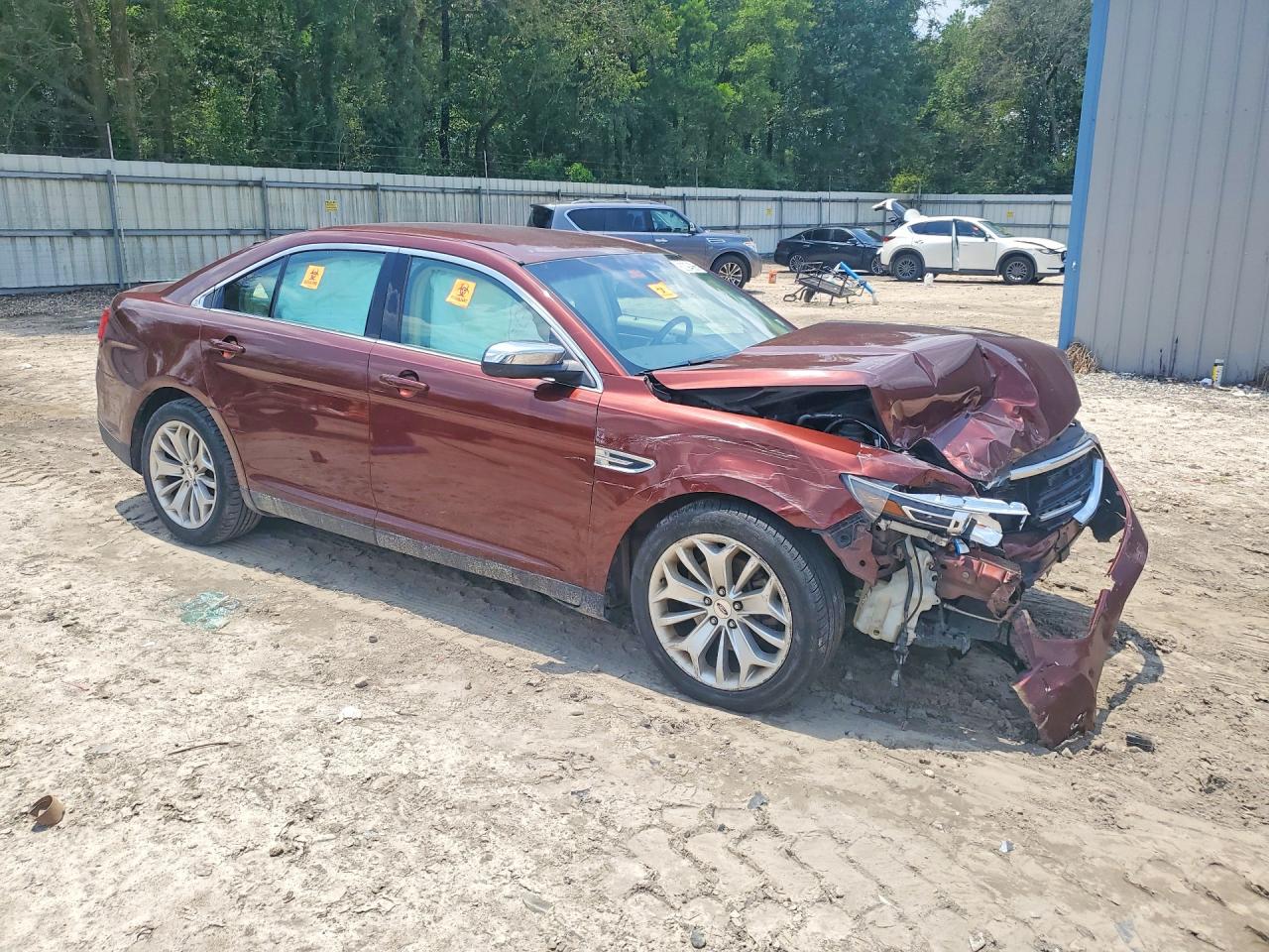 2015 Ford Taurus Limited Burgundy vin: 1FAHP2F81FG100993
