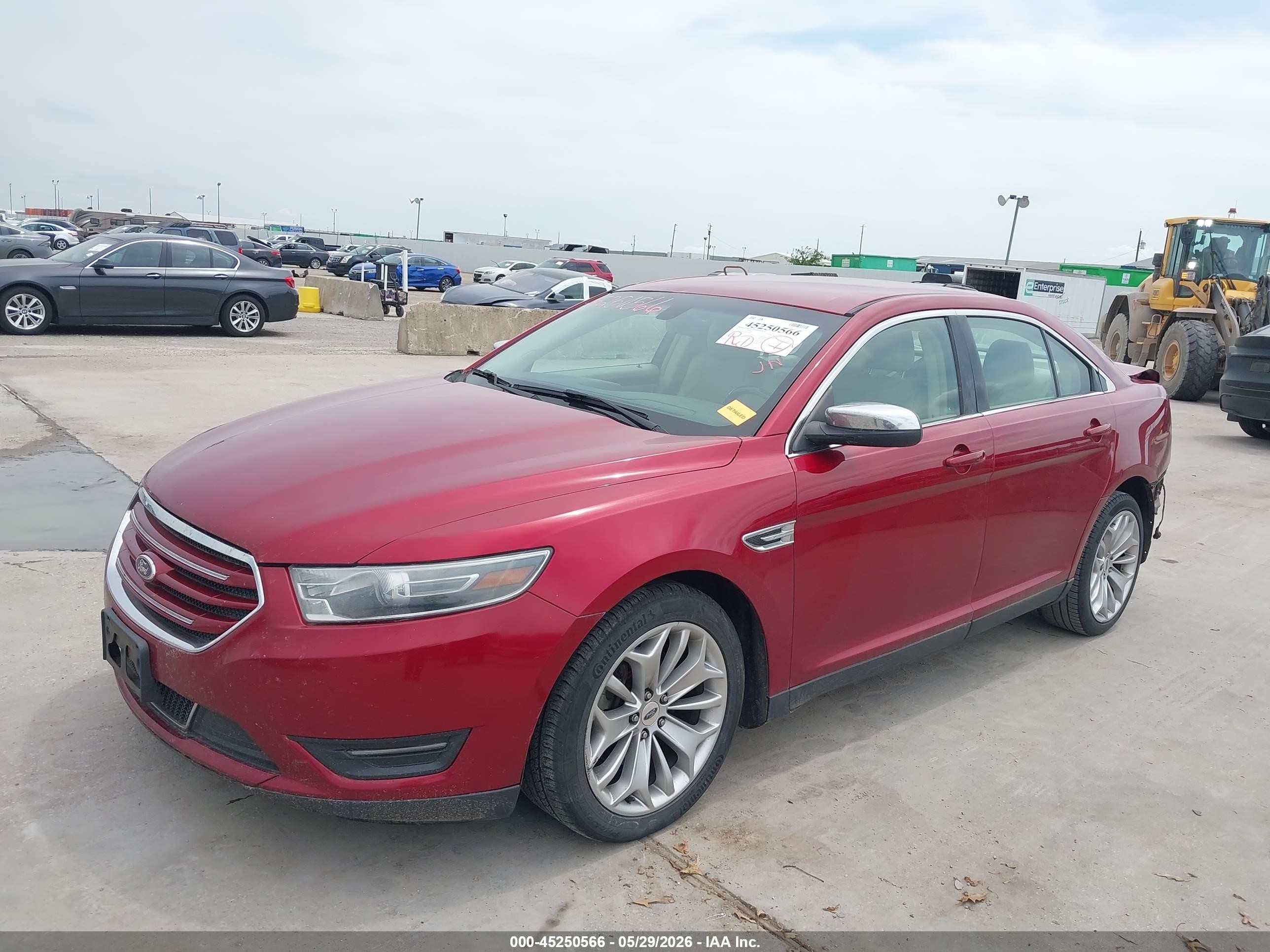 2015 Ford Taurus Limited Бордовый vin: 1FAHP2F81FG110861