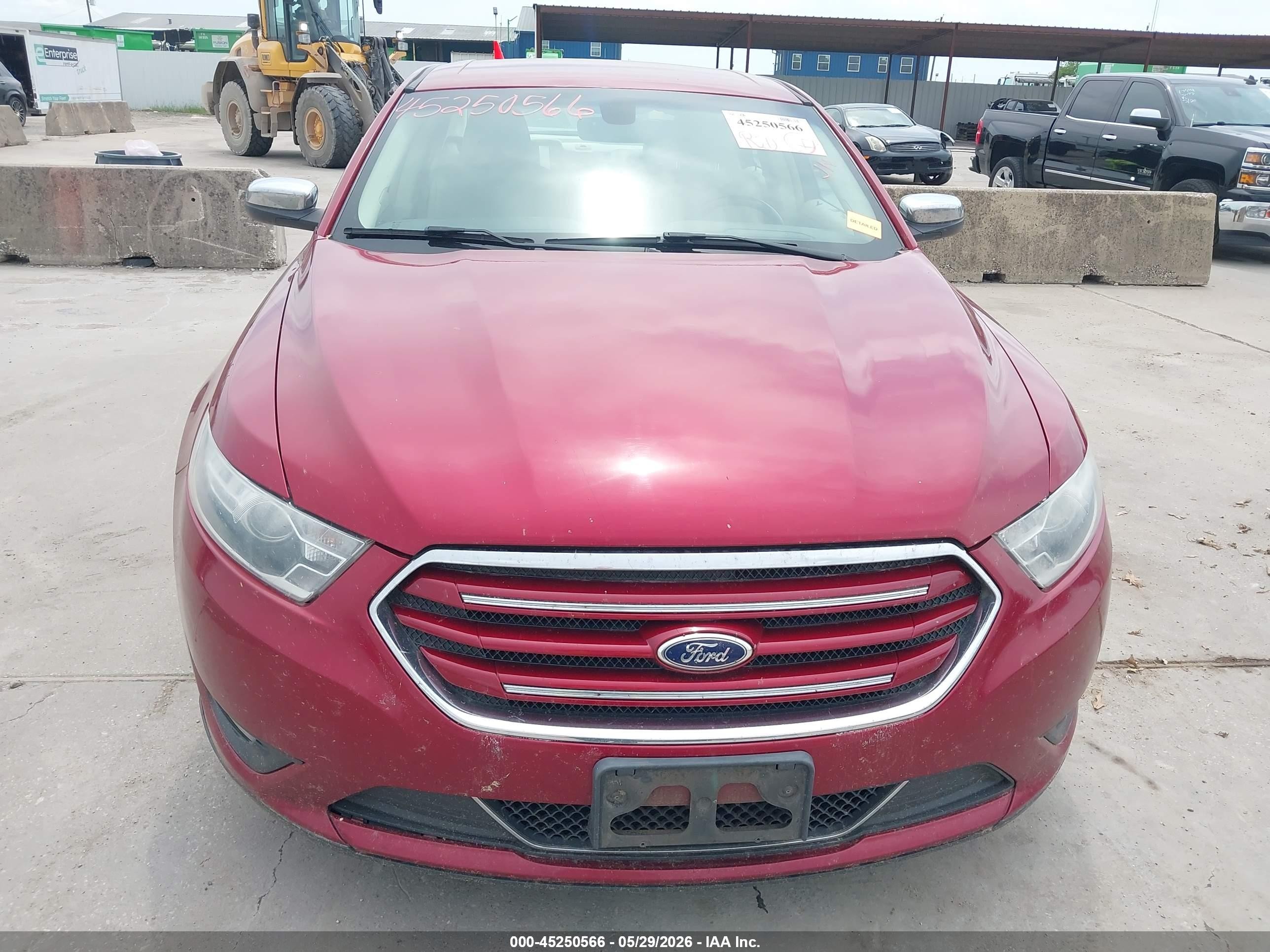 2015 Ford Taurus Limited Бордовый vin: 1FAHP2F81FG110861