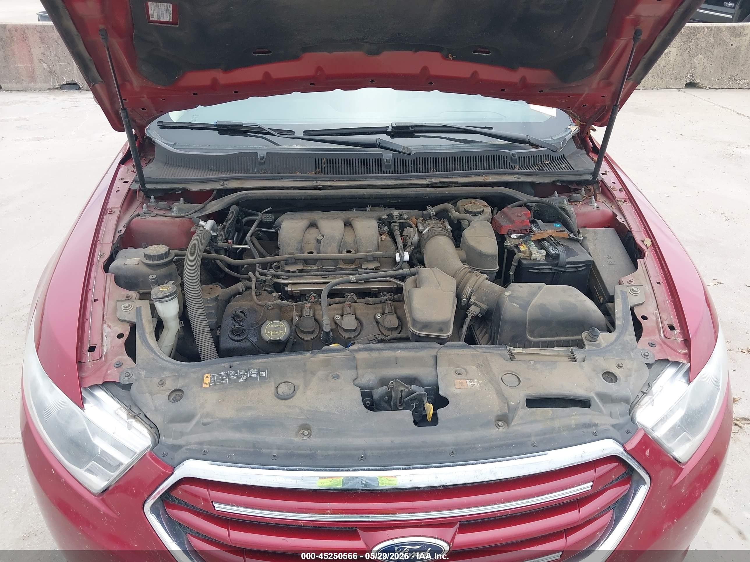 2015 Ford Taurus Limited Бордовый vin: 1FAHP2F81FG110861
