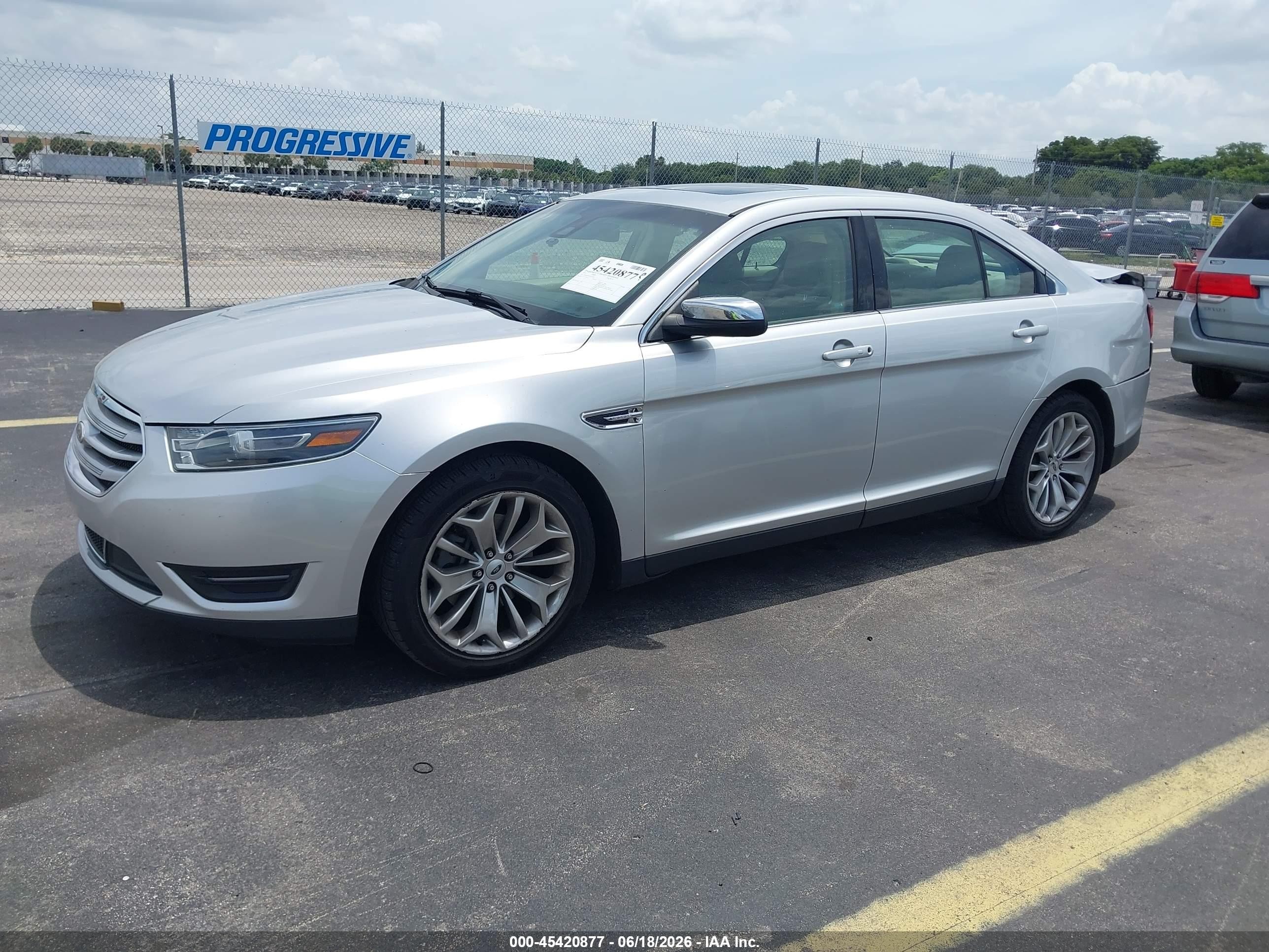 2015 Ford Taurus Limited Silver vin: 1FAHP2F81FG144282