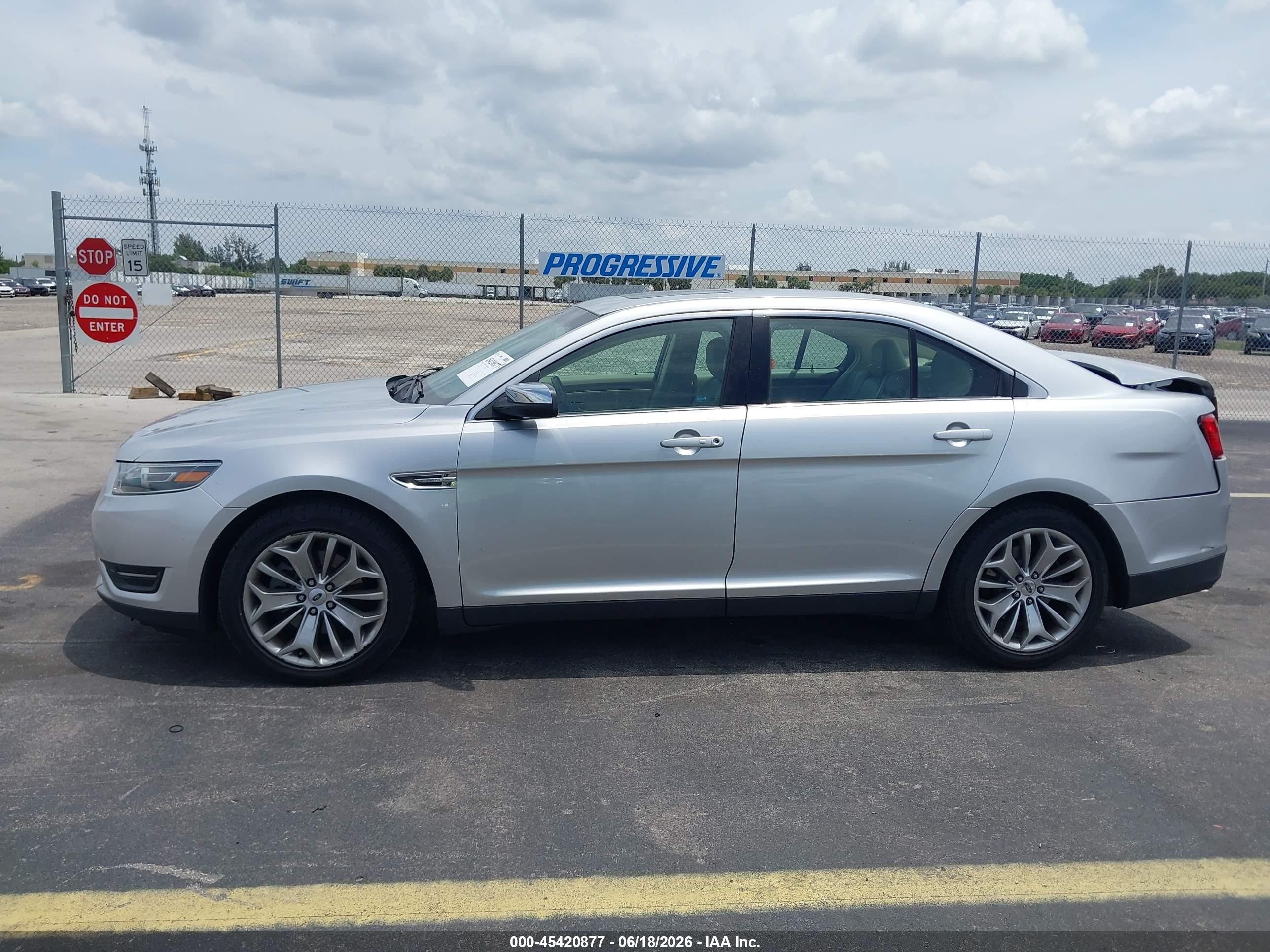 2015 Ford Taurus Limited Silver vin: 1FAHP2F81FG144282