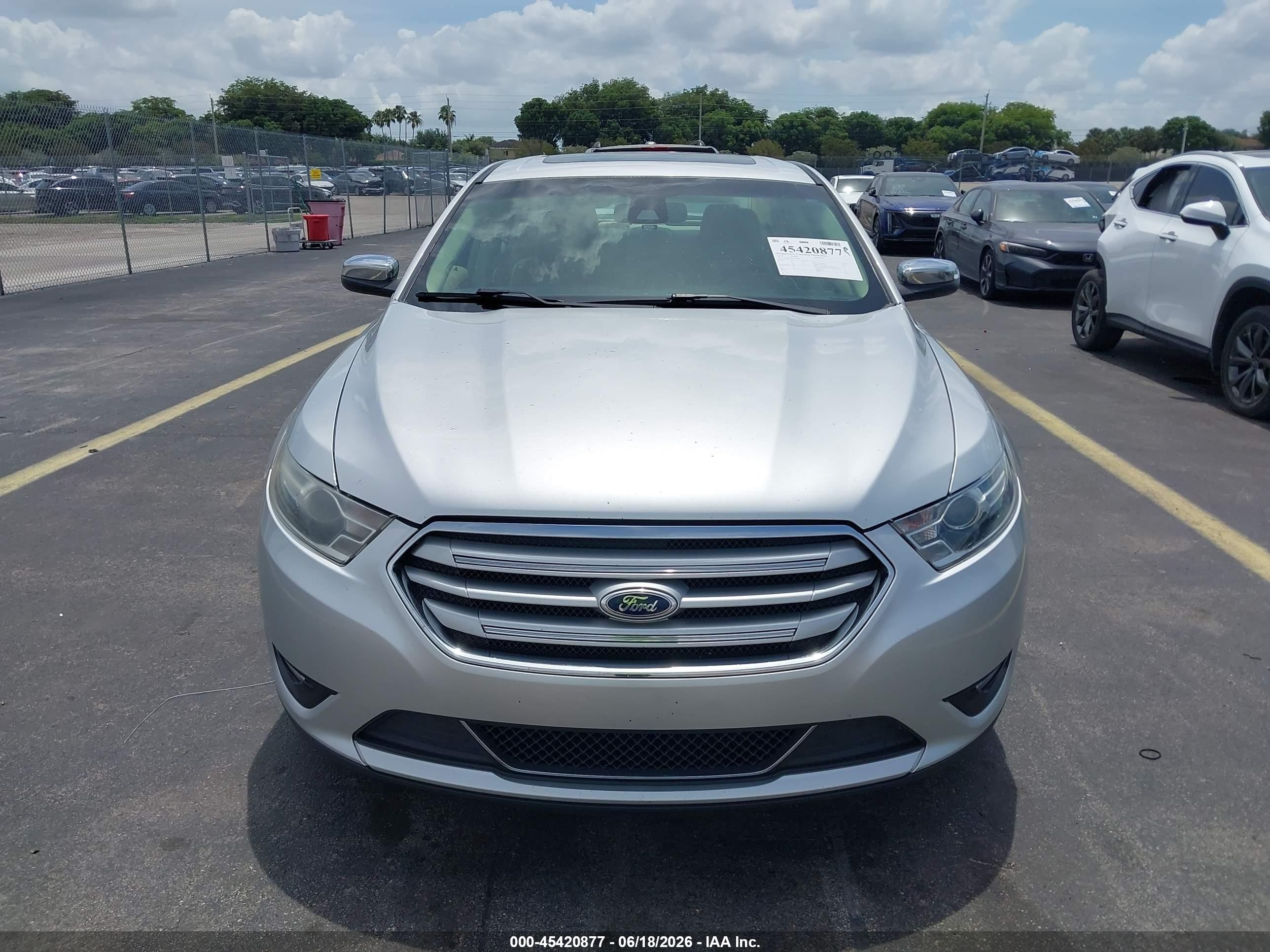 2015 Ford Taurus Limited Silver vin: 1FAHP2F81FG144282