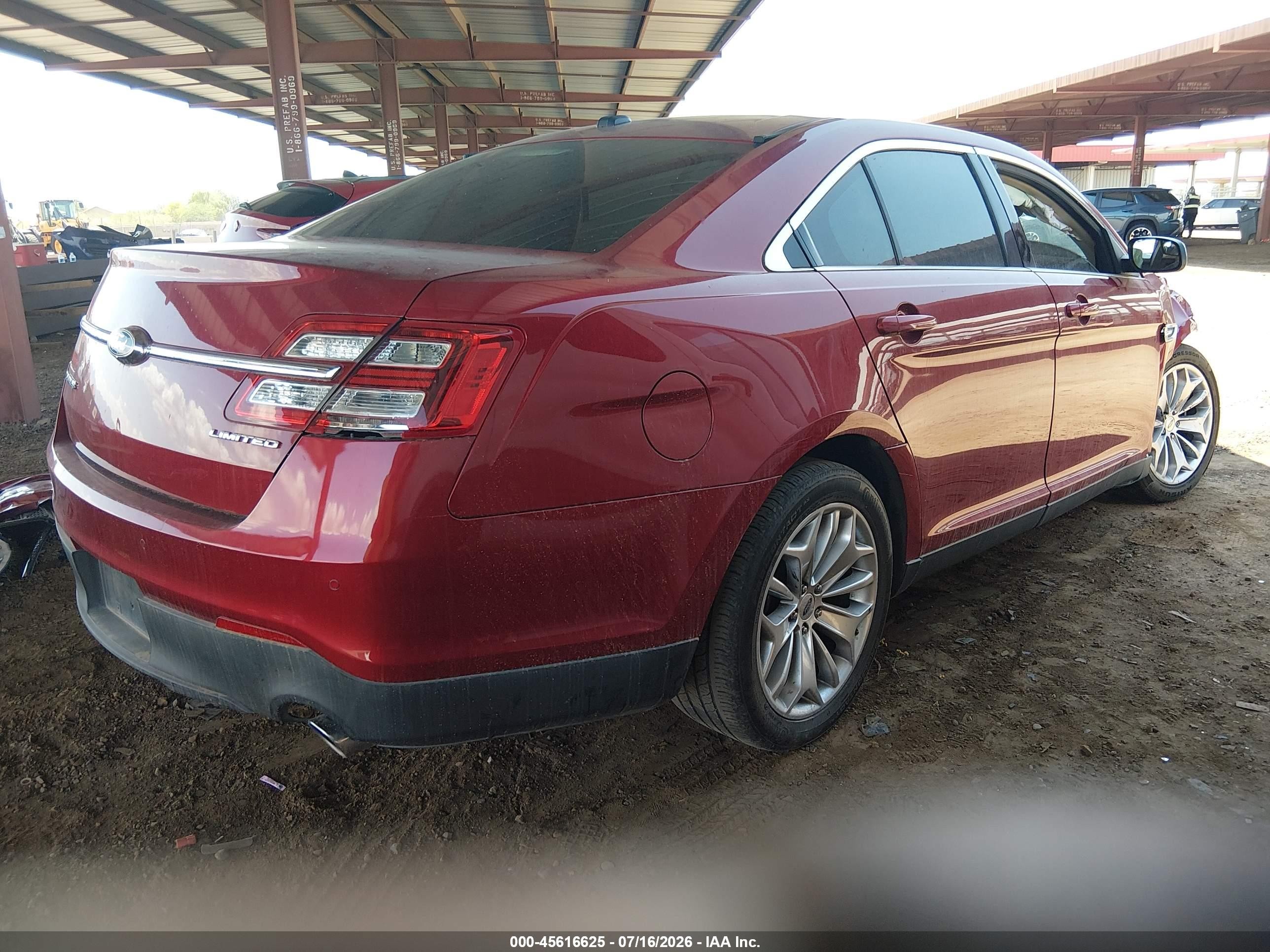 2015 Ford Taurus Limited Красный vin: 1FAHP2F81FG199797