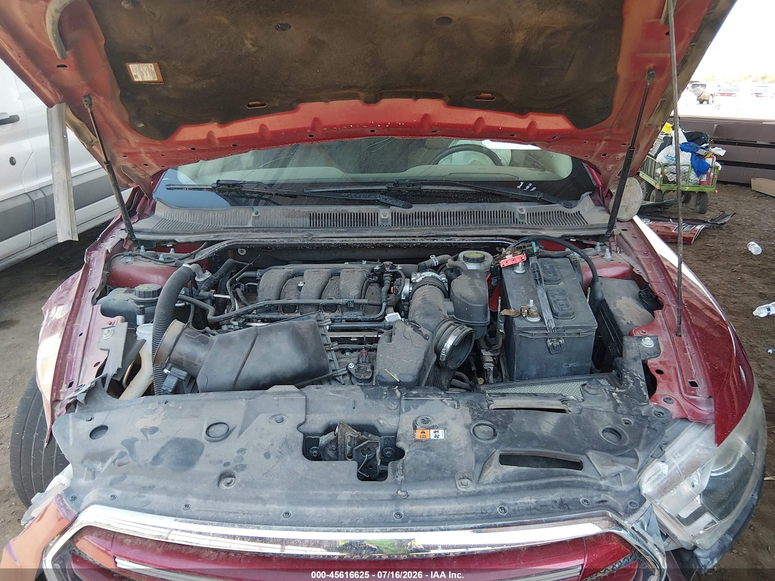 2015 Ford Taurus Limited Красный vin: 1FAHP2F81FG199797