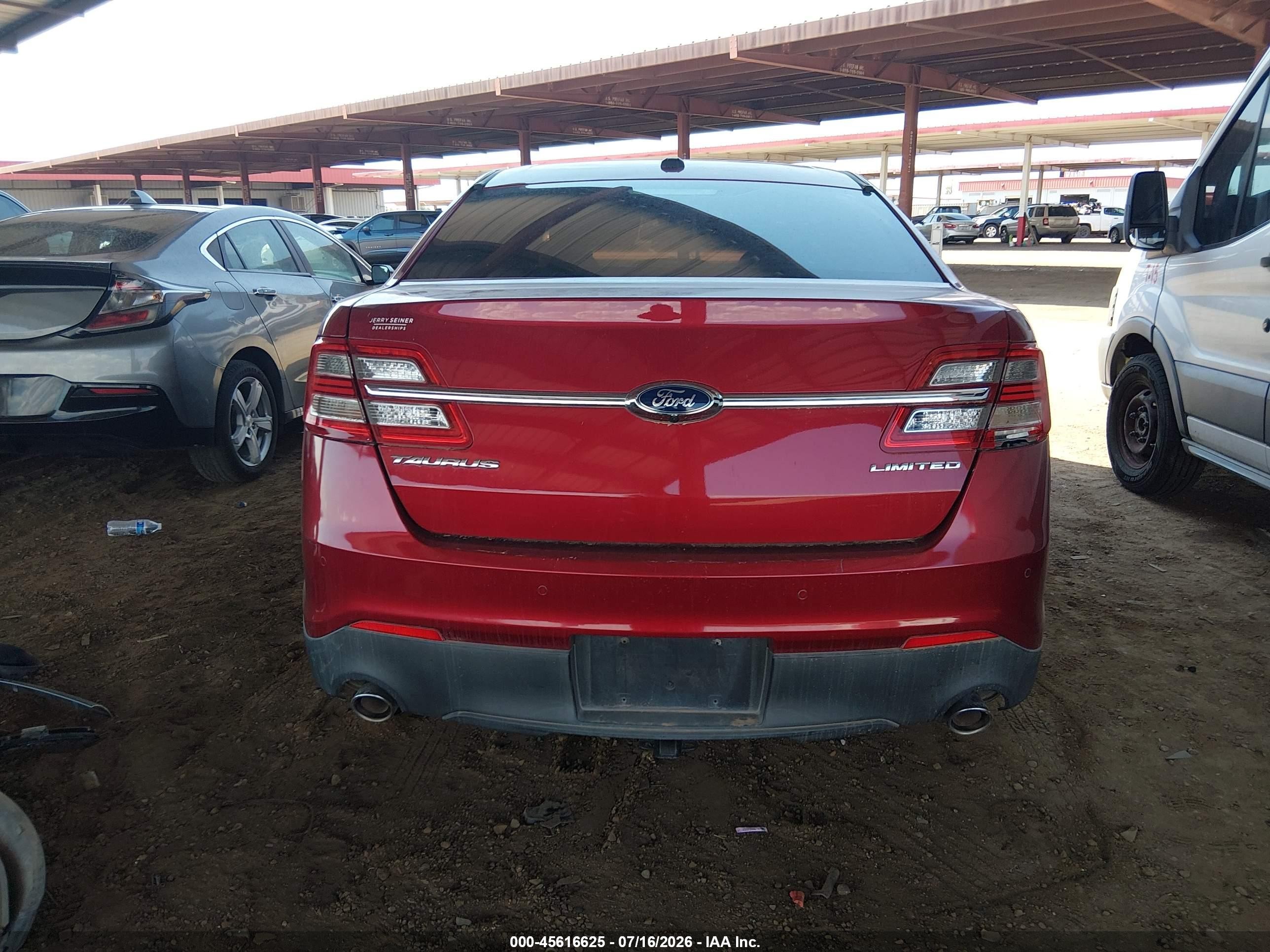 2015 Ford Taurus Limited Красный vin: 1FAHP2F81FG199797
