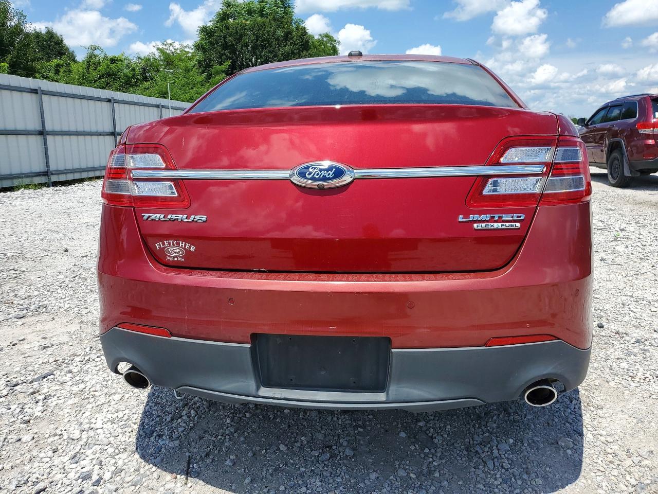 2013 Ford Taurus Limited Красный vin: 1FAHP2F82DG103611