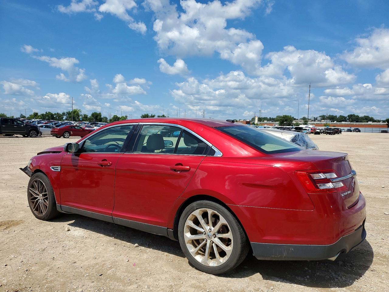 2013 Ford Taurus Limited Red vin: 1FAHP2F82DG153862