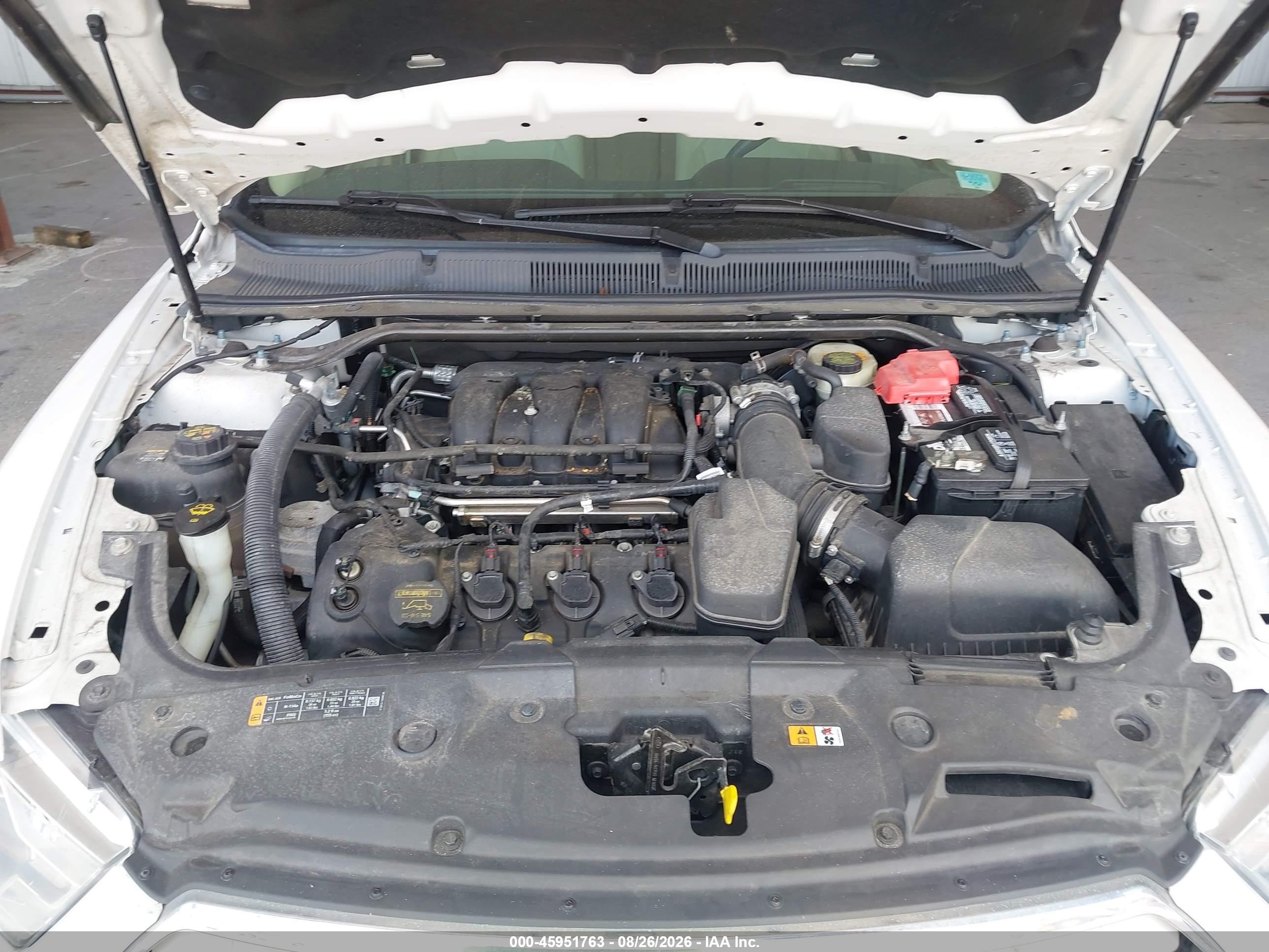 2013 Ford Taurus Limited White vin: 1FAHP2F82DG190250