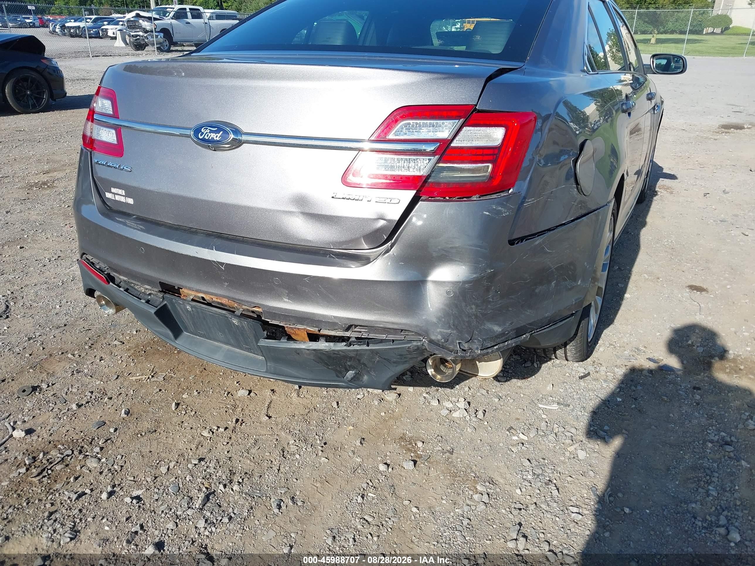 2013 Ford Taurus Limited Gray vin: 1FAHP2F82DG204115