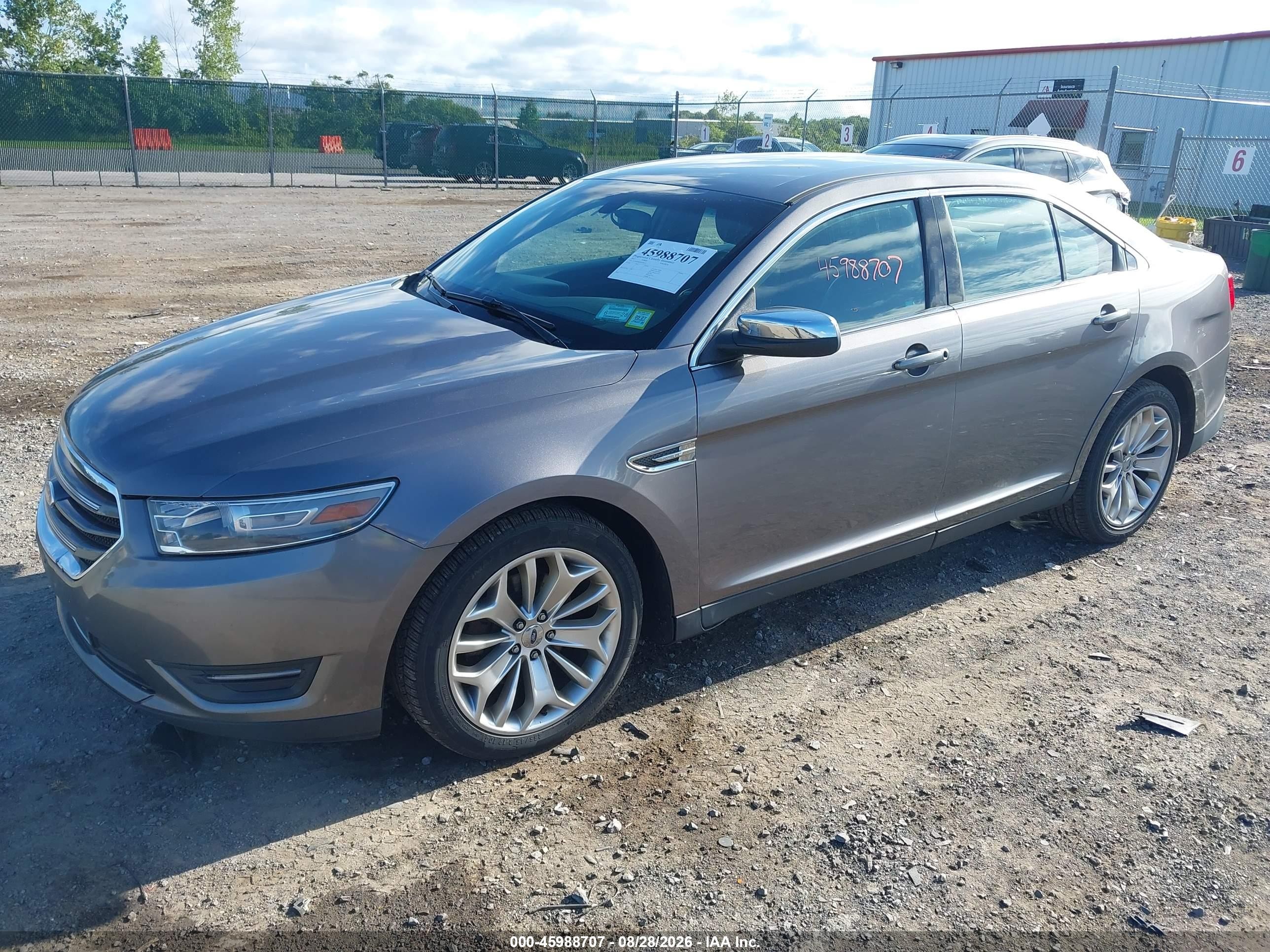 2013 Ford Taurus Limited Gray vin: 1FAHP2F82DG204115