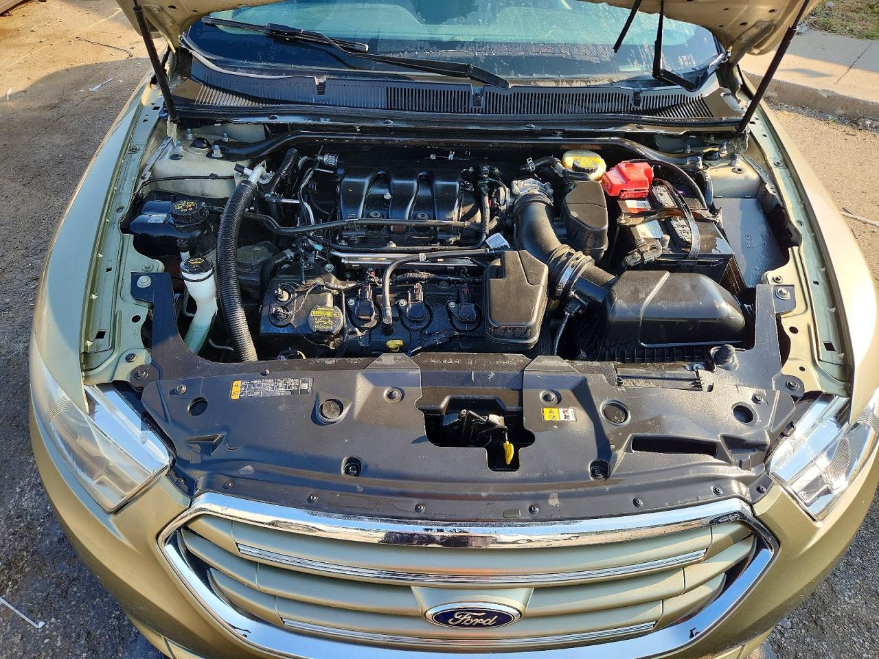 2013 Ford Taurus Limited Green vin: 1FAHP2F82DG208780
