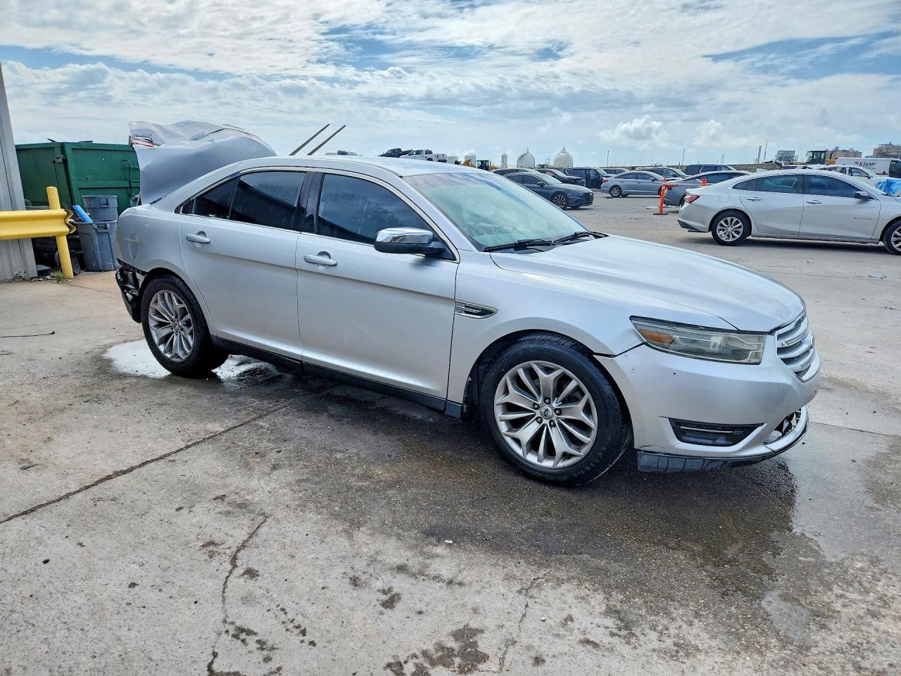2013 Ford Taurus Limited Silver vin: 1FAHP2F82DG217107