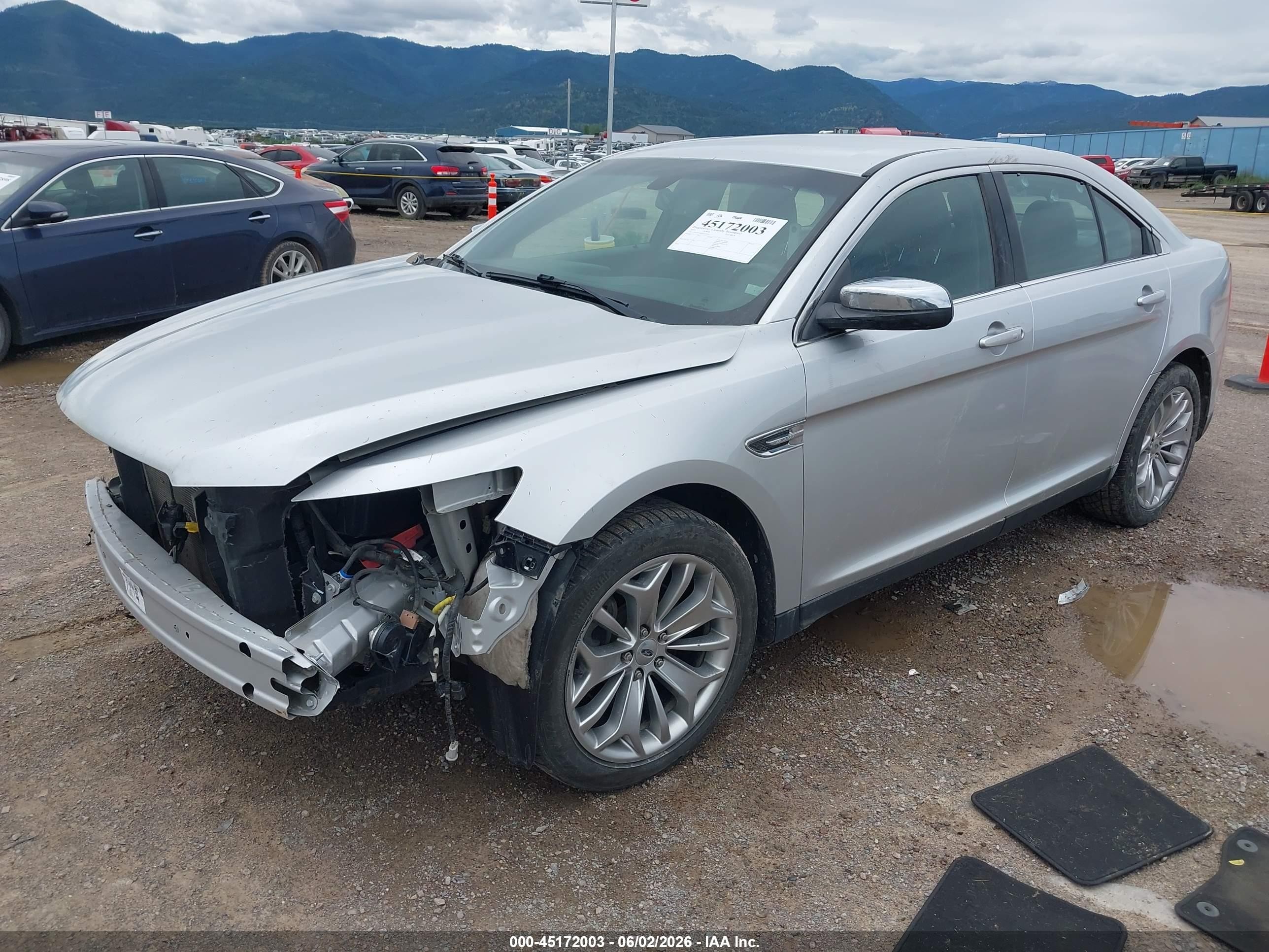 2013 Ford Taurus Limited Silver vin: 1FAHP2F82DG232920