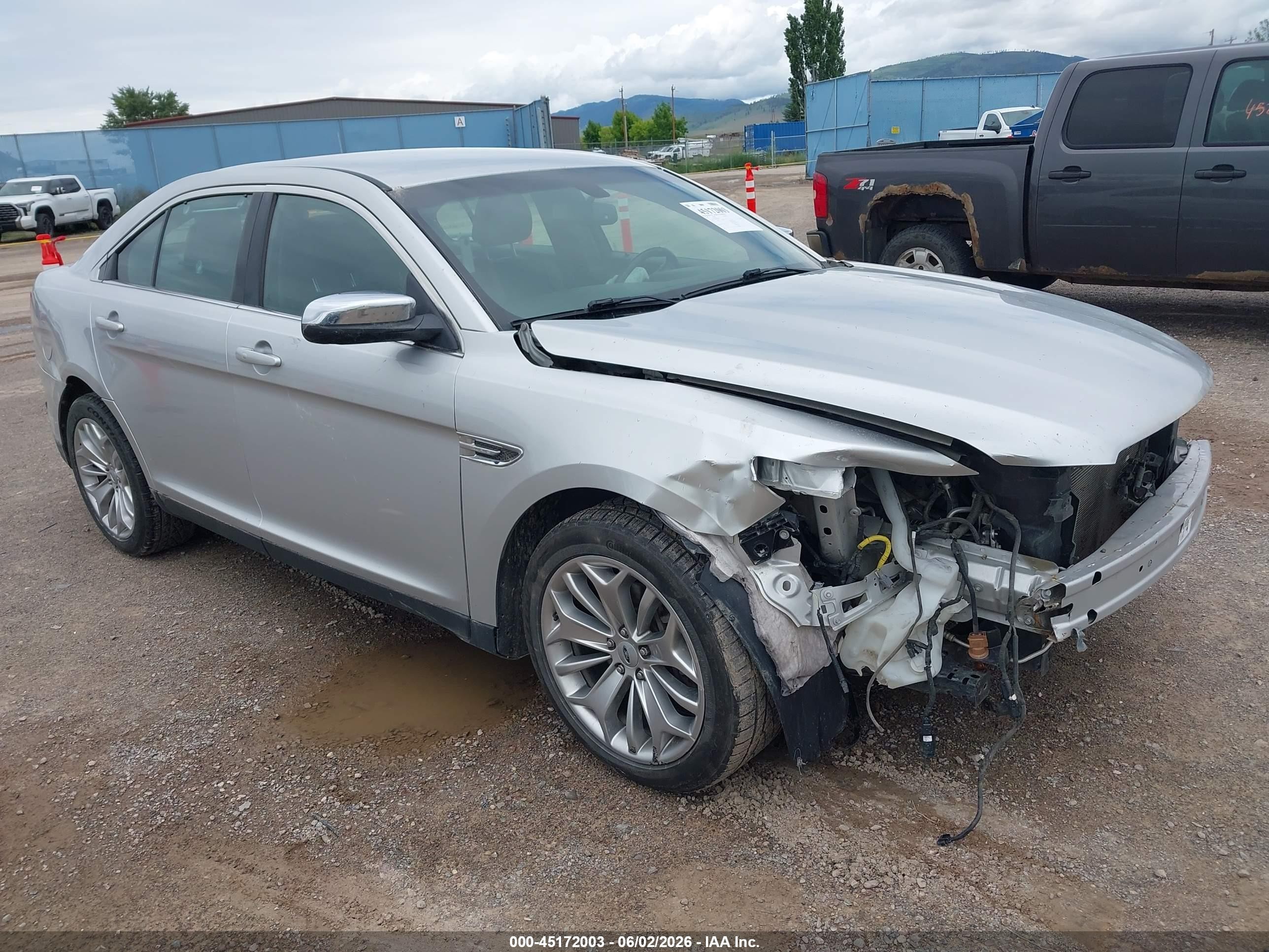 2013 Ford Taurus Limited Silver vin: 1FAHP2F82DG232920