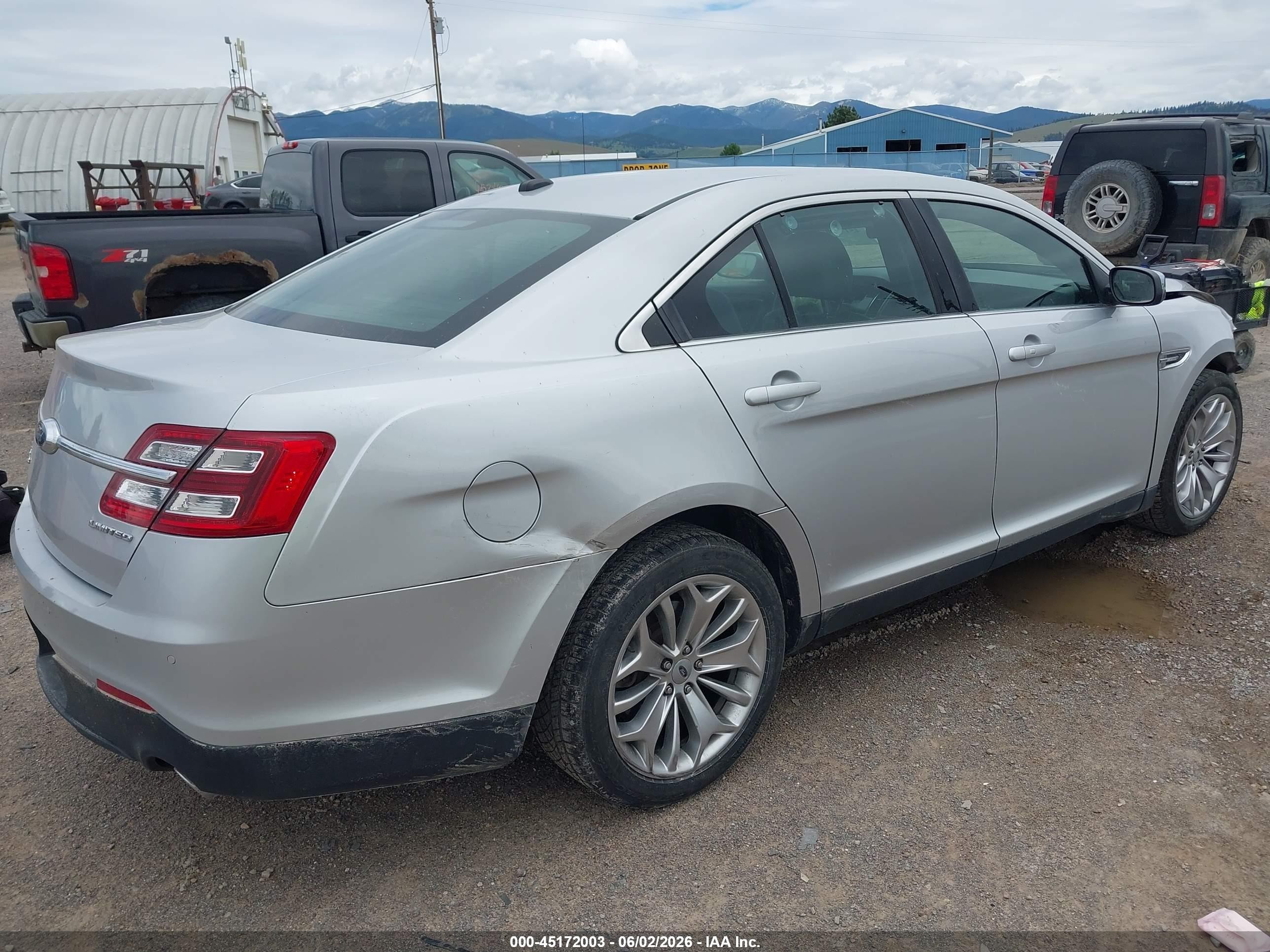 2013 Ford Taurus Limited Silver vin: 1FAHP2F82DG232920