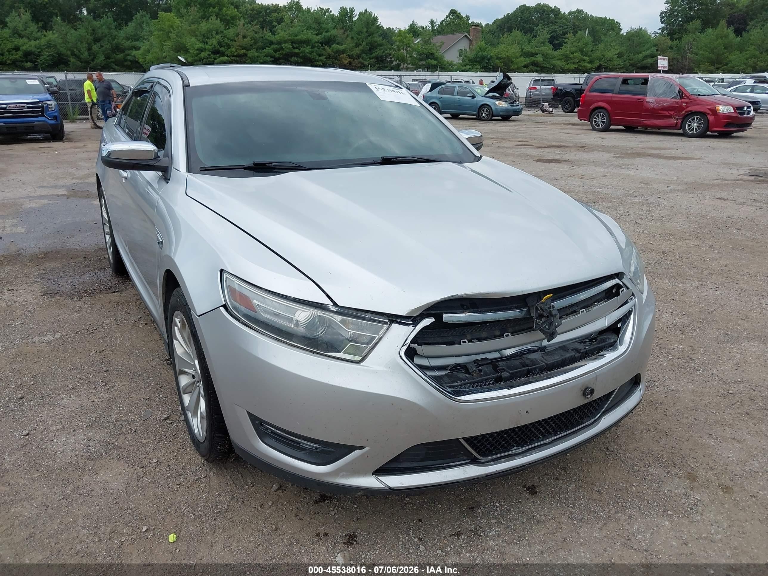 2014 Ford Taurus Limited Silver vin: 1FAHP2F82EG104775