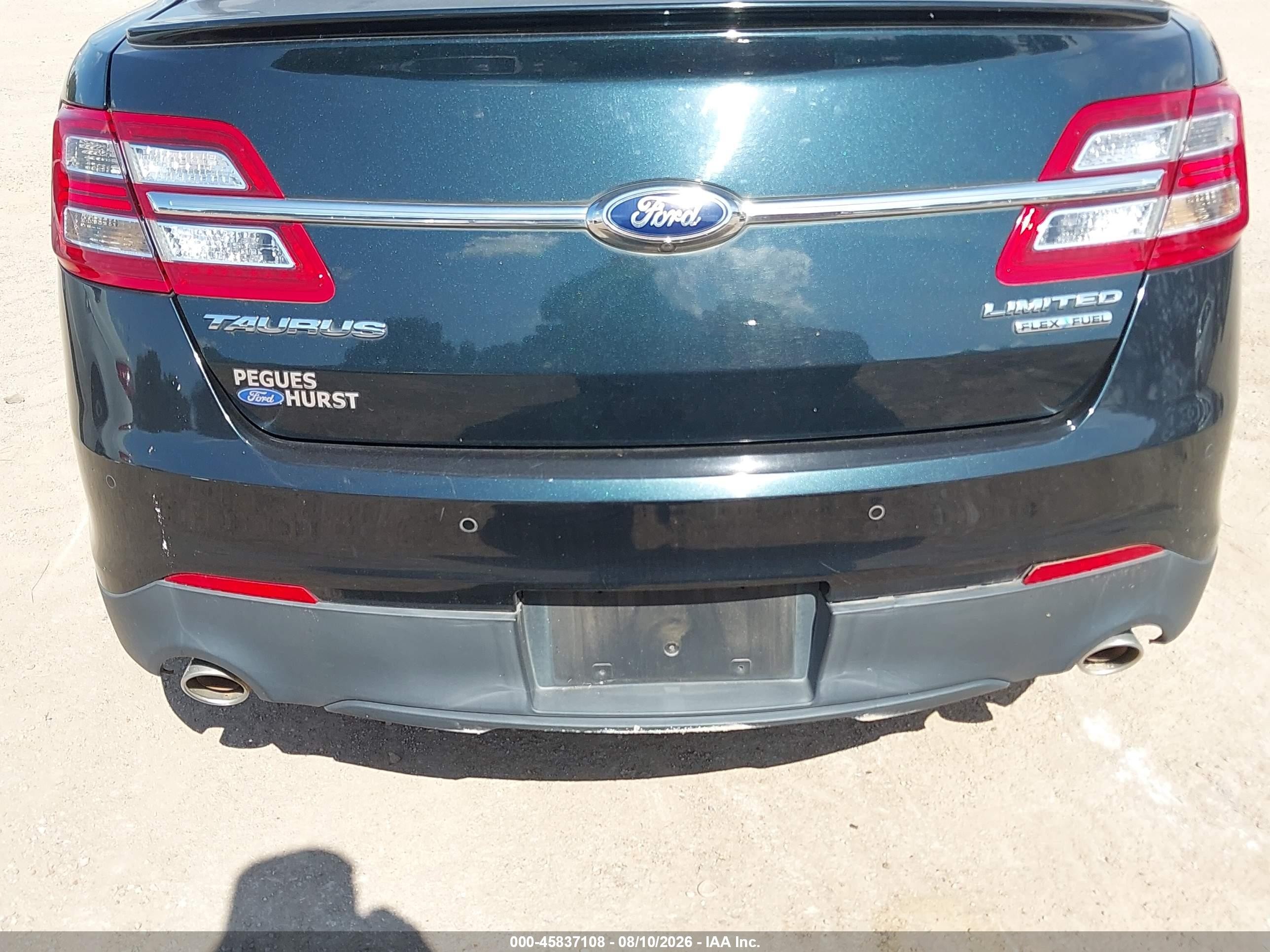 2014 Ford Taurus Limited Dark Blue vin: 1FAHP2F82EG174373