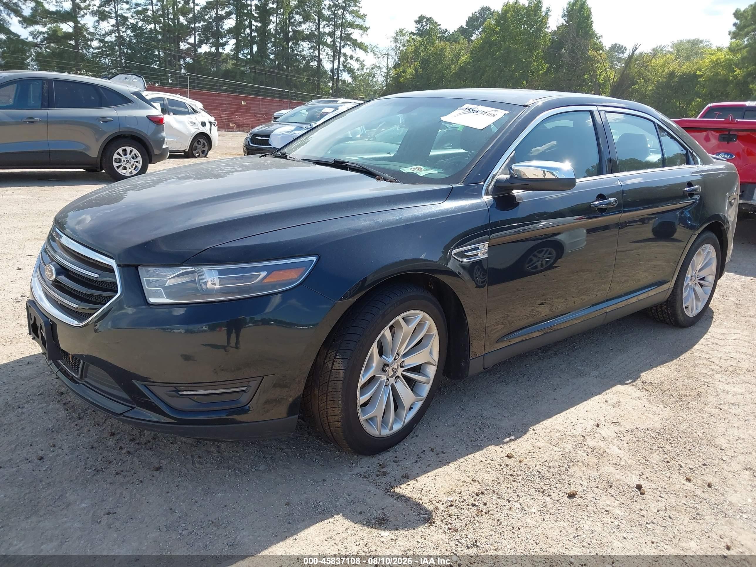 2014 Ford Taurus Limited Dark Blue vin: 1FAHP2F82EG174373