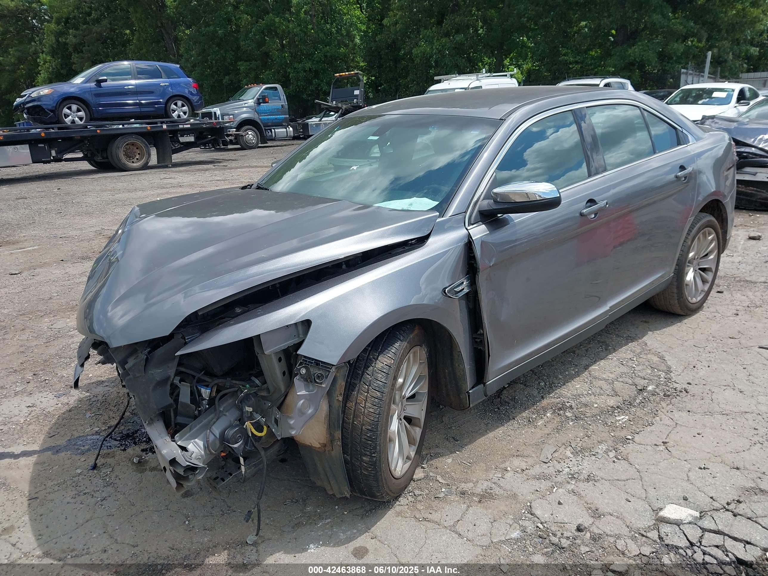 2014 Ford Taurus Limited Gray vin: 1FAHP2F82EG176768