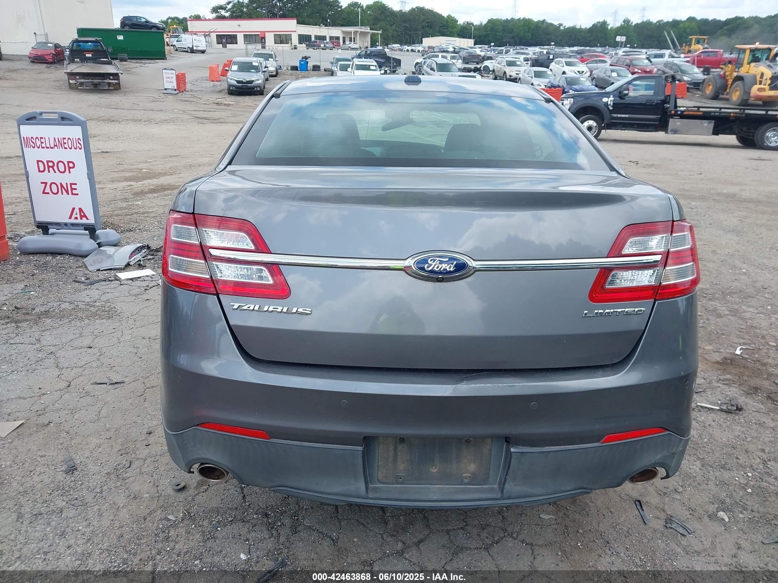 2014 Ford Taurus Limited Gray vin: 1FAHP2F82EG176768