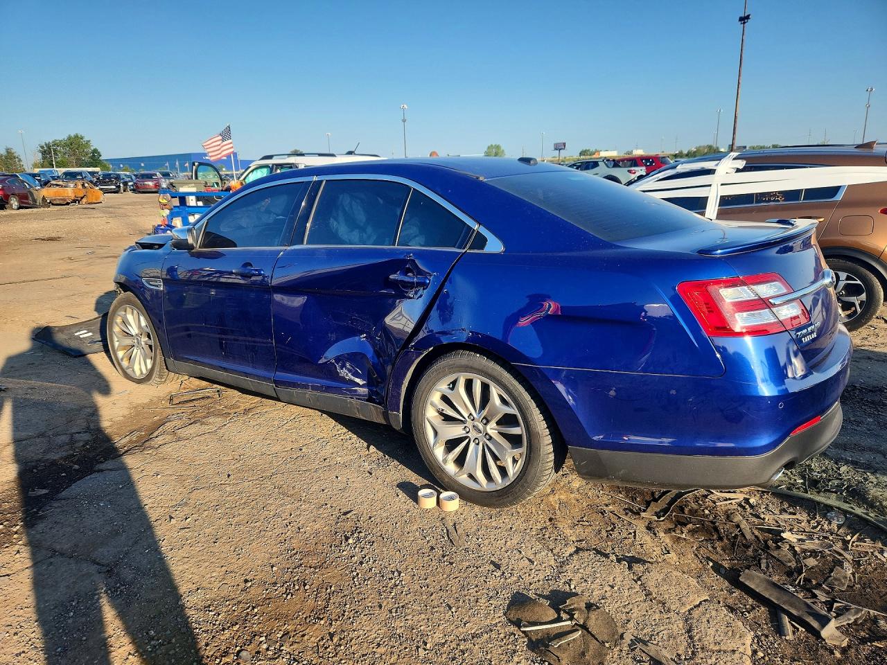 2015 Ford Taurus Limited Blue vin: 1FAHP2F82FG121111