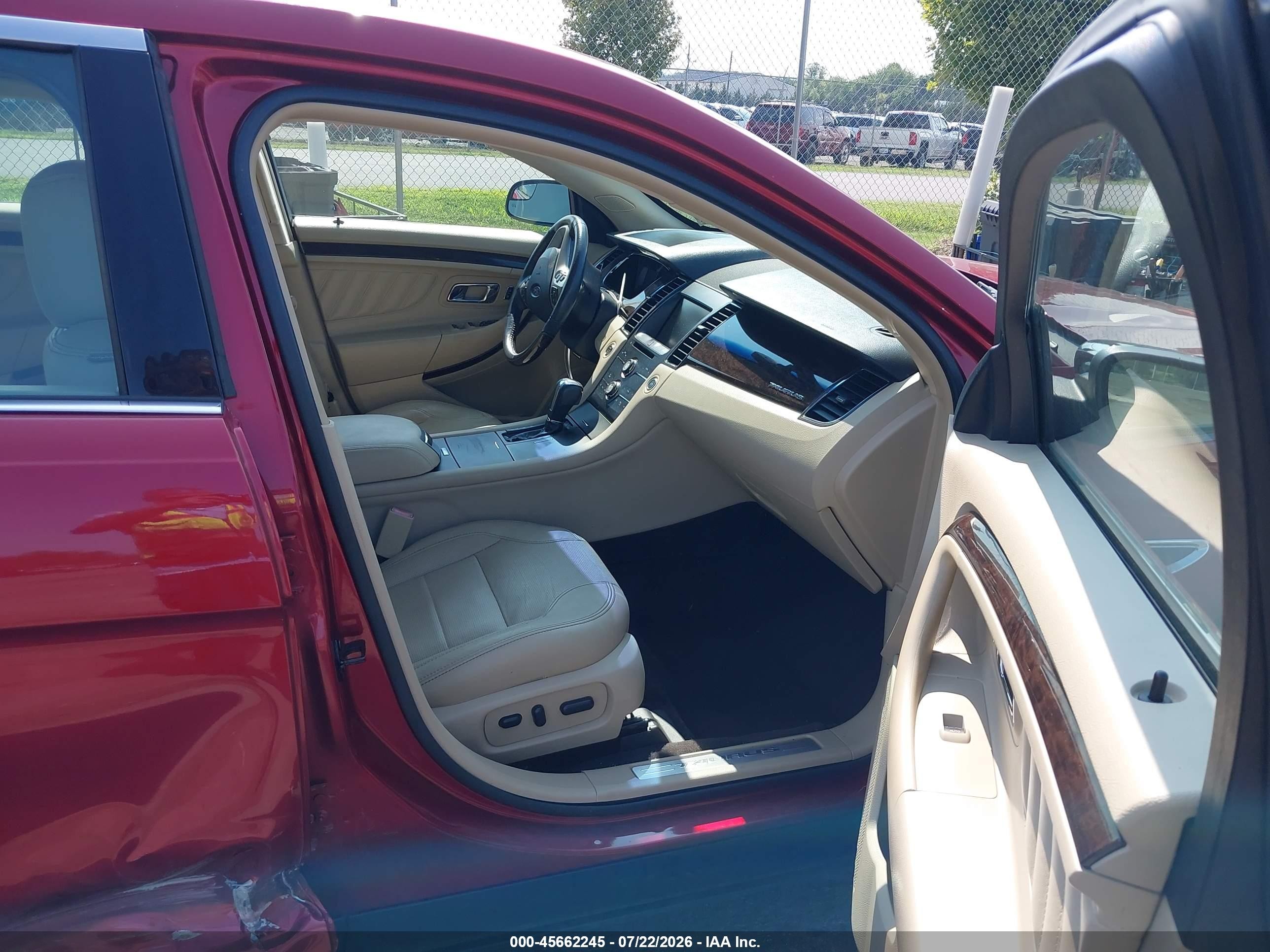 2015 Ford Taurus Limited Красный vin: 1FAHP2F82FG150009