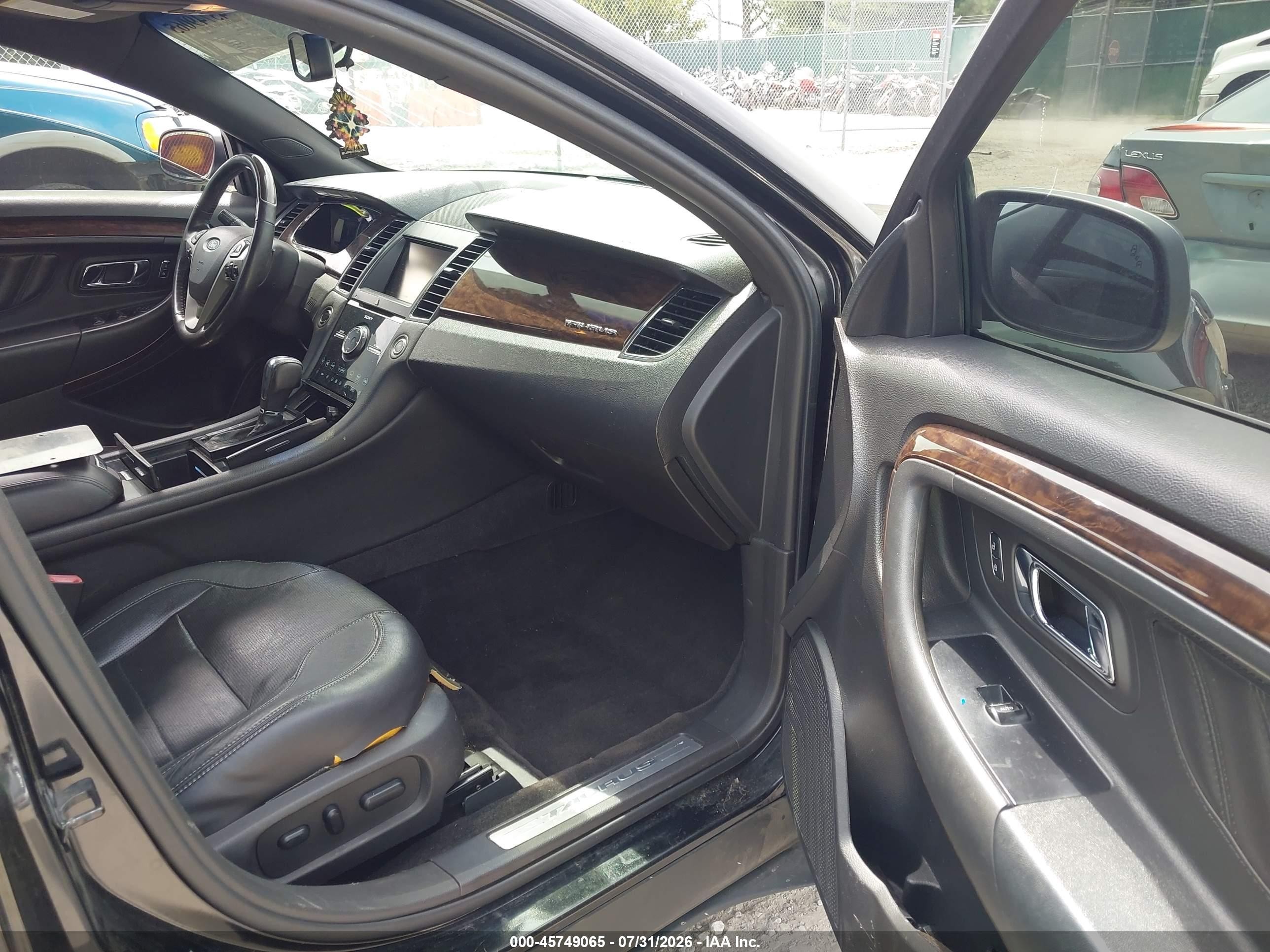 2013 Ford Taurus Limited Black vin: 1FAHP2F83DG104637