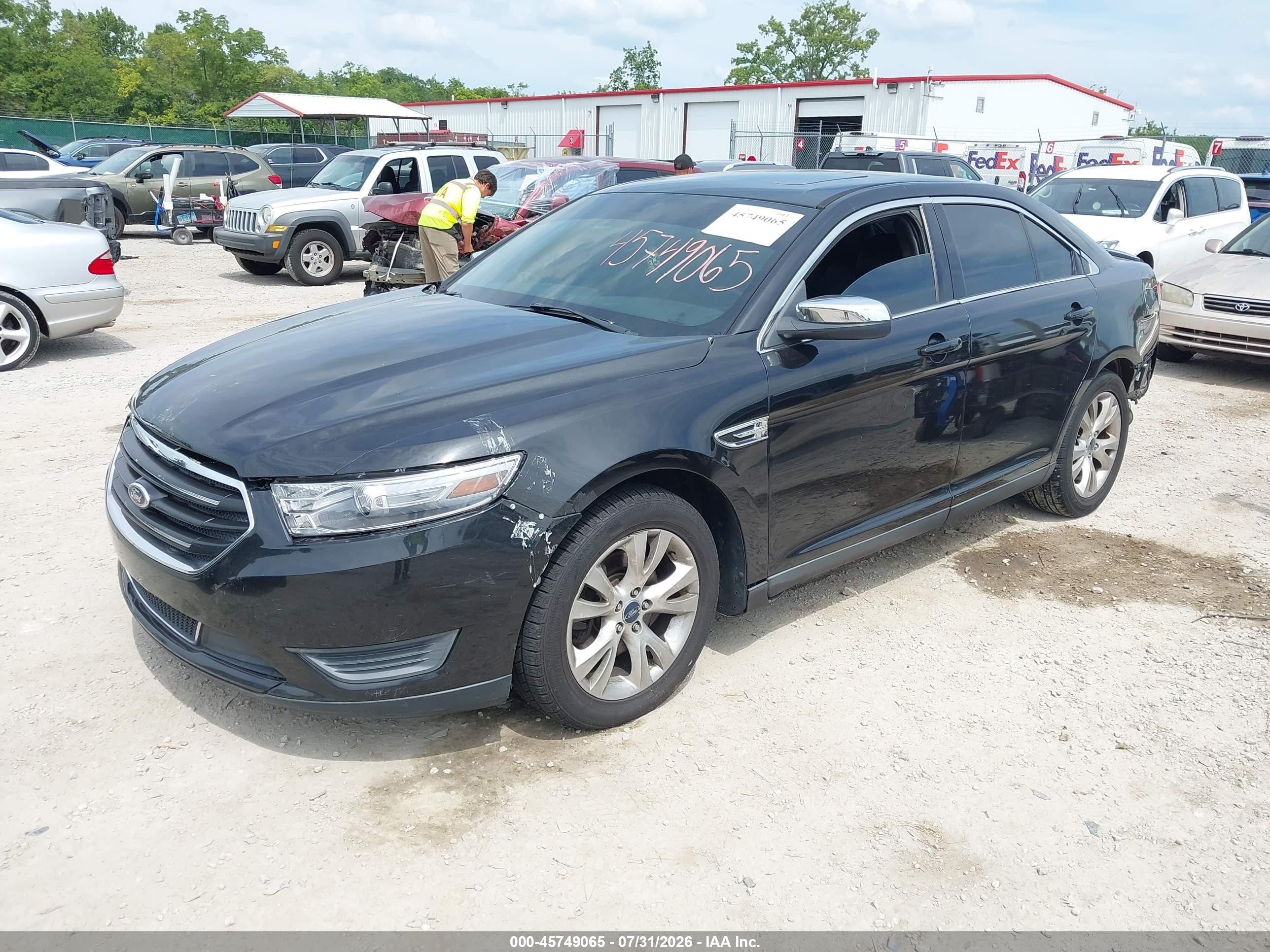 2013 Ford Taurus Limited Black vin: 1FAHP2F83DG104637