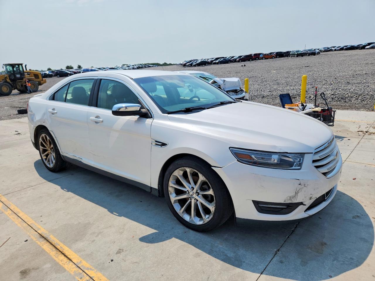 2013 Ford Taurus Limited White vin: 1FAHP2F83DG104895