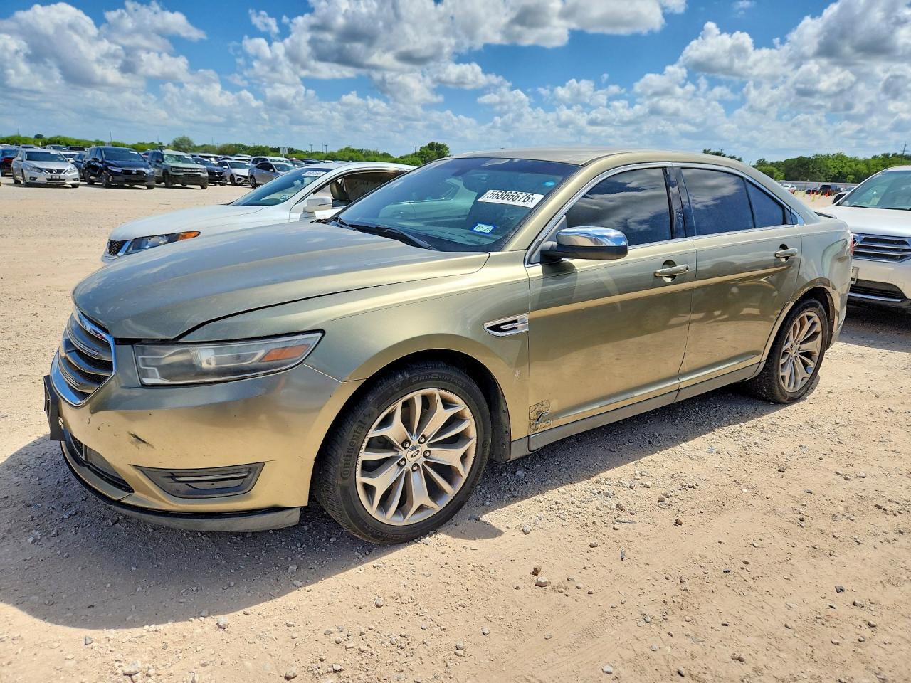 2013 Ford Taurus Limited Green vin: 1FAHP2F83DG131353