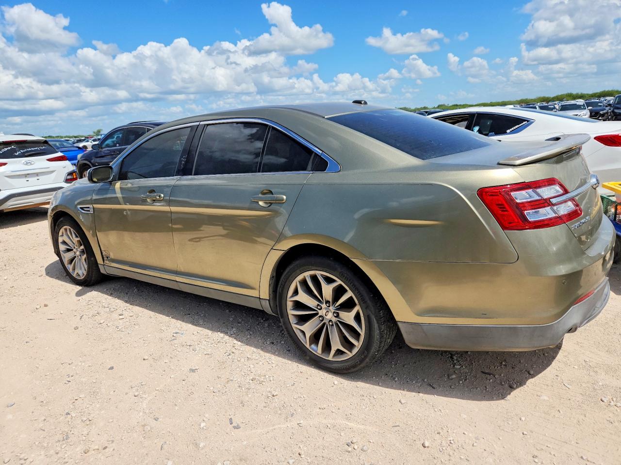 2013 Ford Taurus Limited Green vin: 1FAHP2F83DG131353