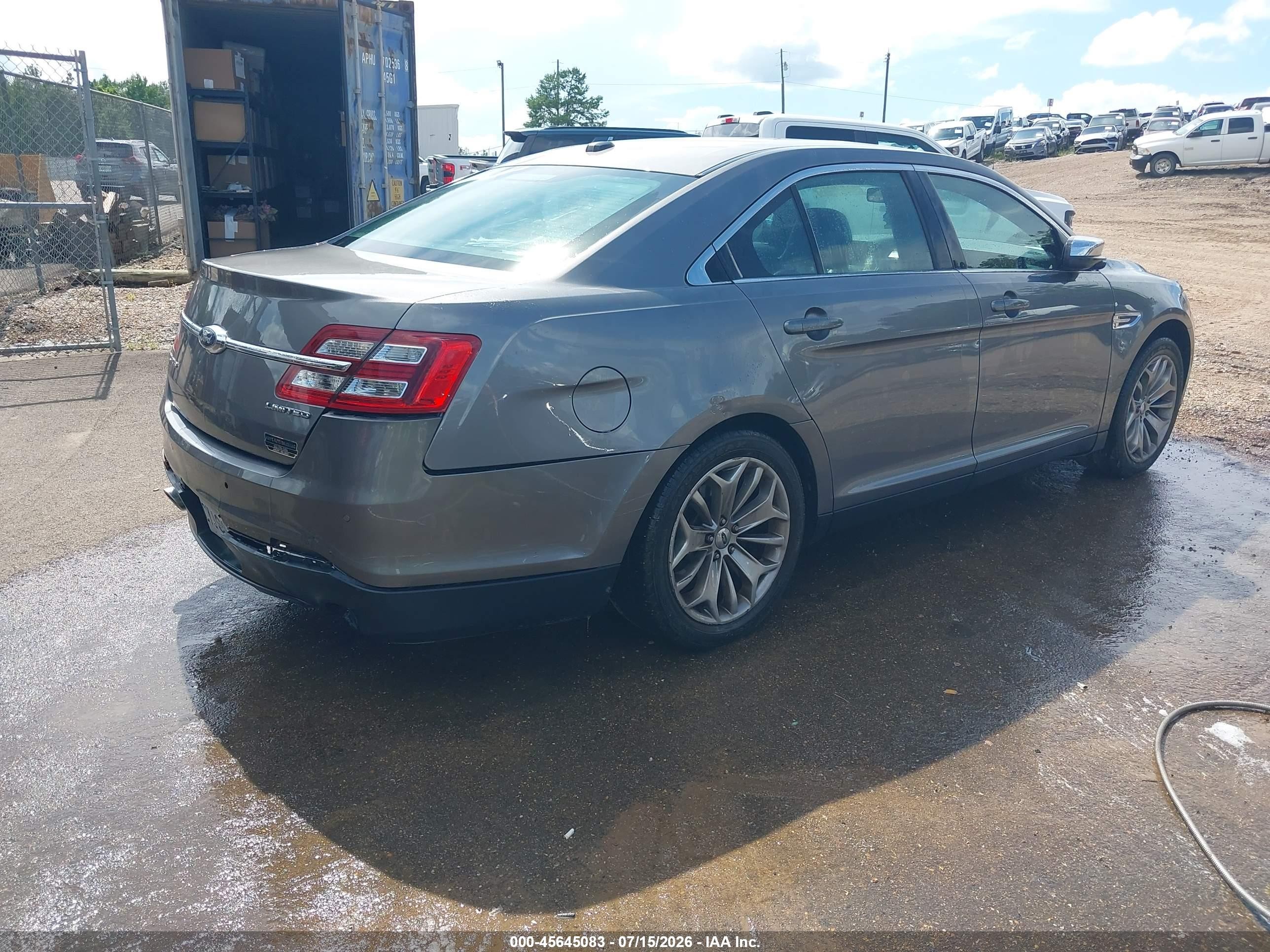 2013 Ford Taurus Limited Gray vin: 1FAHP2F83DG148413