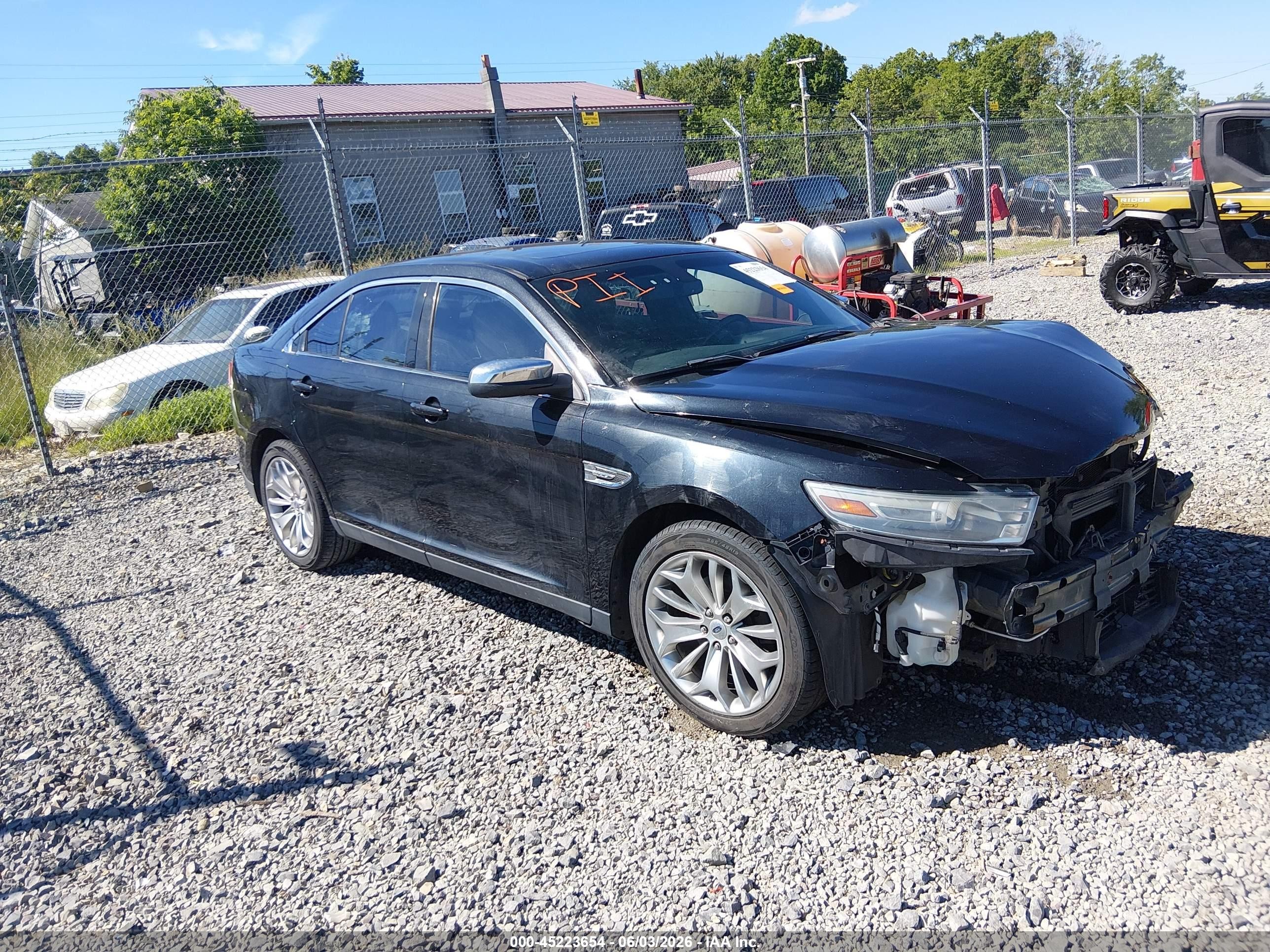 2013 Ford Taurus Limited Black vin: 1FAHP2F83DG154308