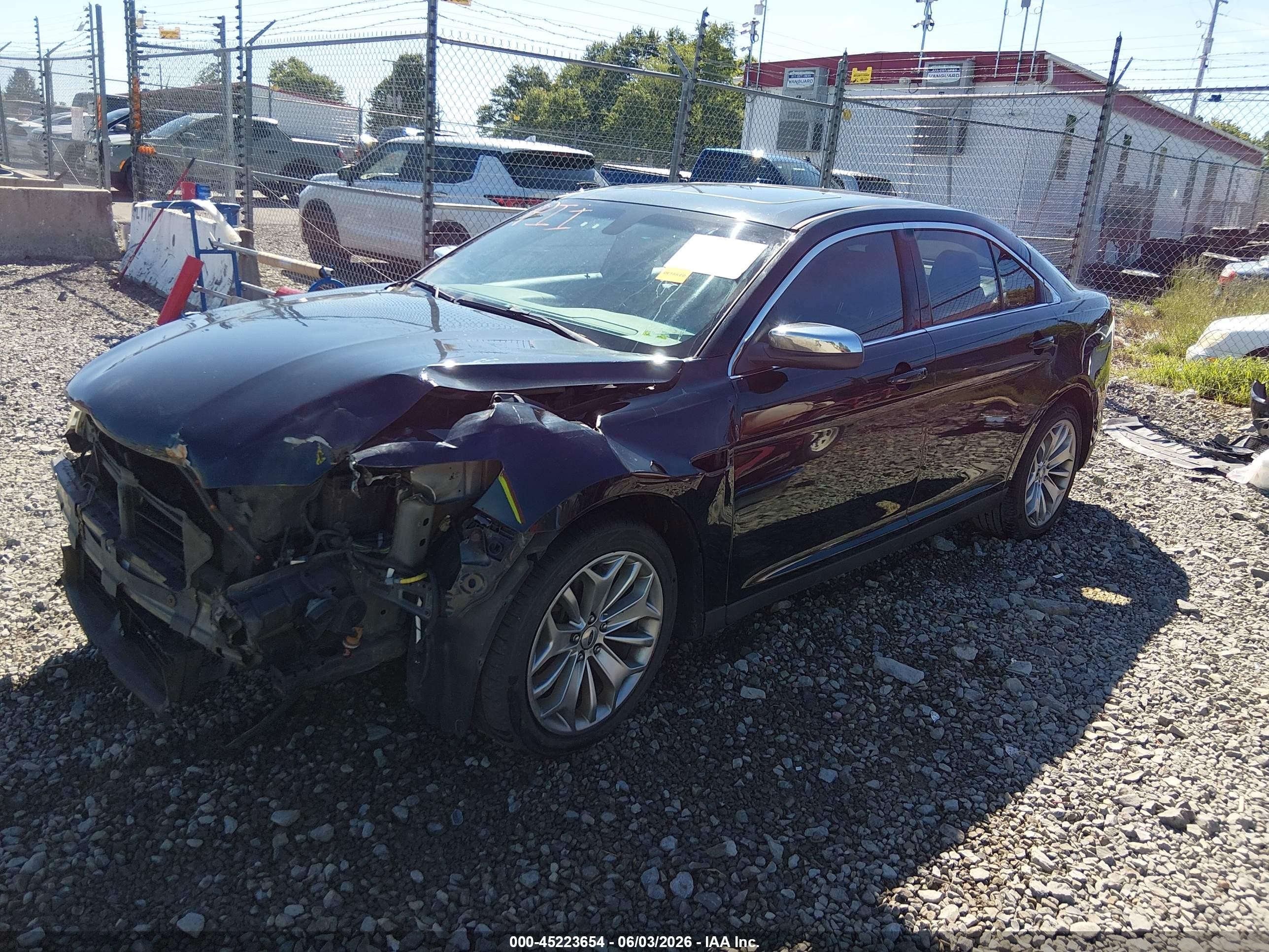 2013 Ford Taurus Limited Black vin: 1FAHP2F83DG154308