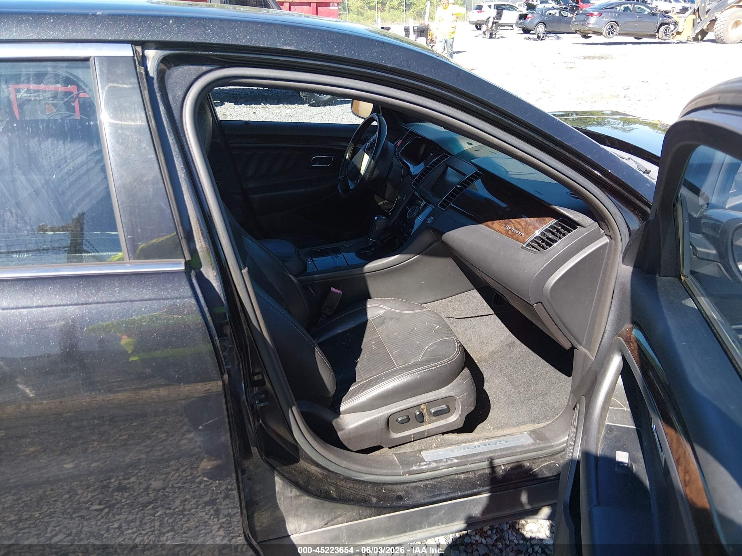 2013 Ford Taurus Limited Black vin: 1FAHP2F83DG154308